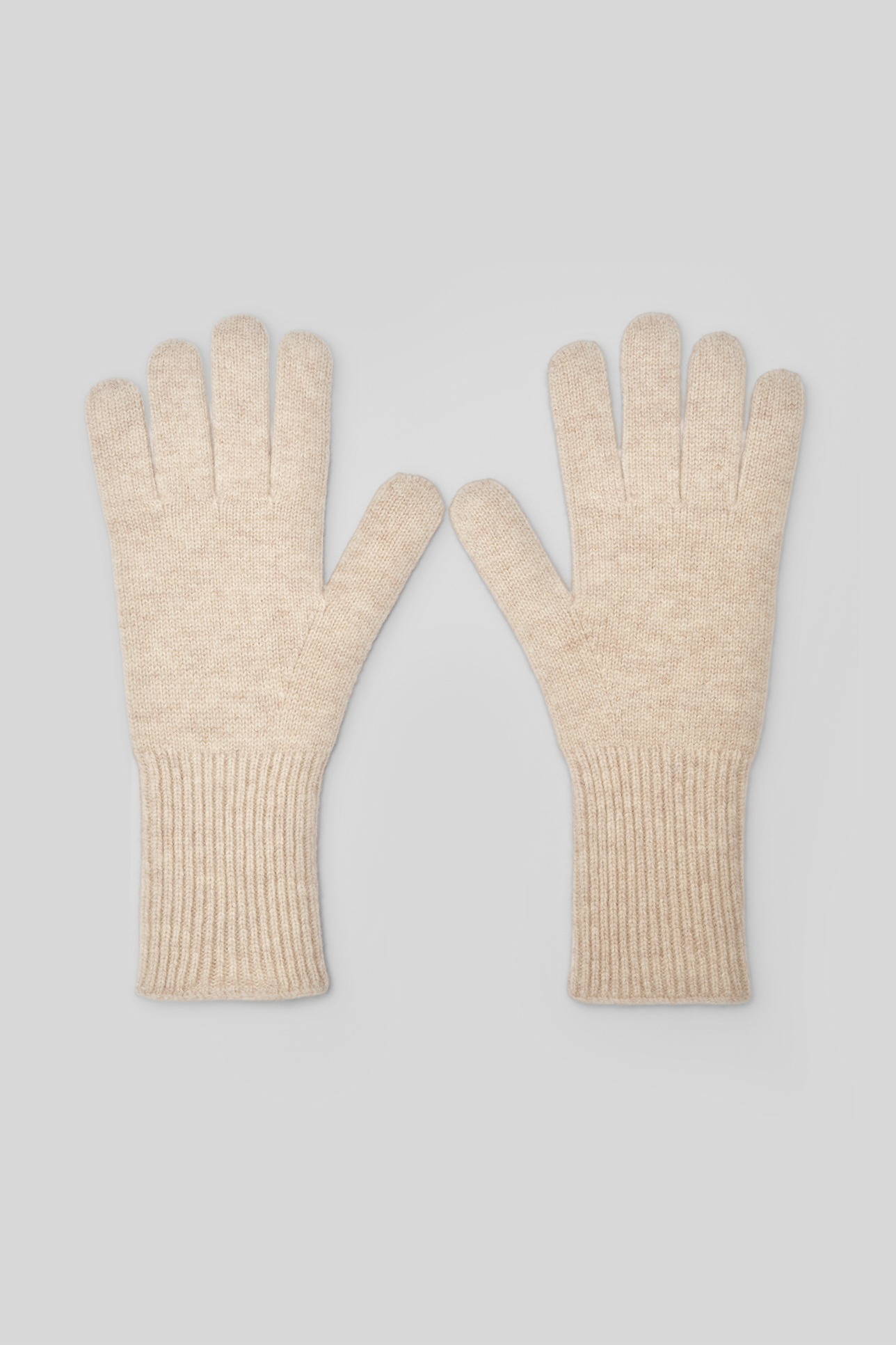 Перчатки из шерсти мериноса бежевого цвета, OS
Перчатки из шерсти мериноса бежевого цвета, OS
