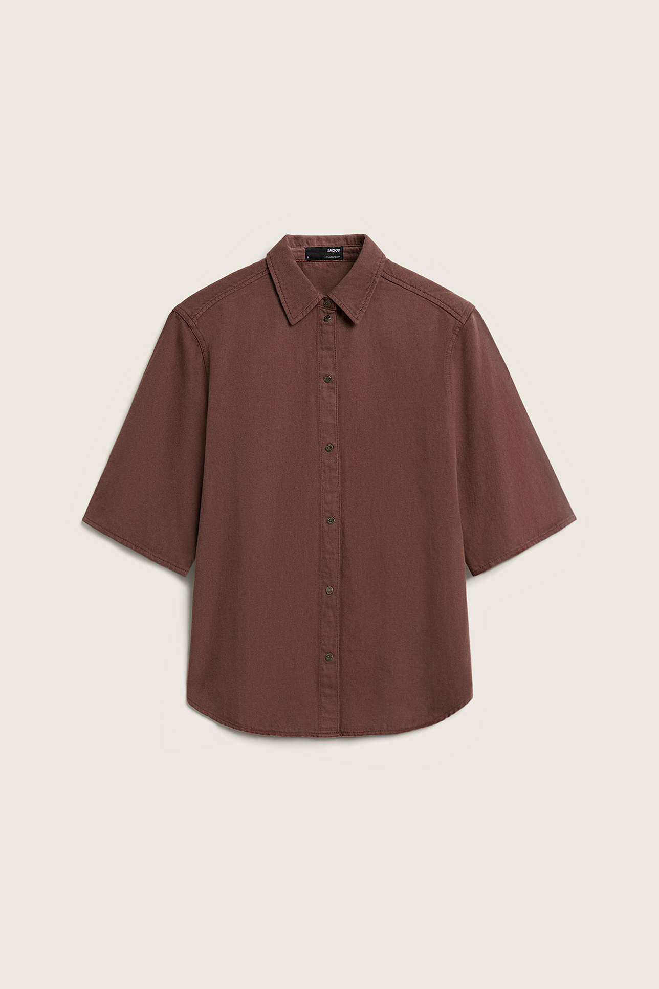 Рубашка со льном шоколадного цвета, L
Рубашка со льном шоколадного цвета, L