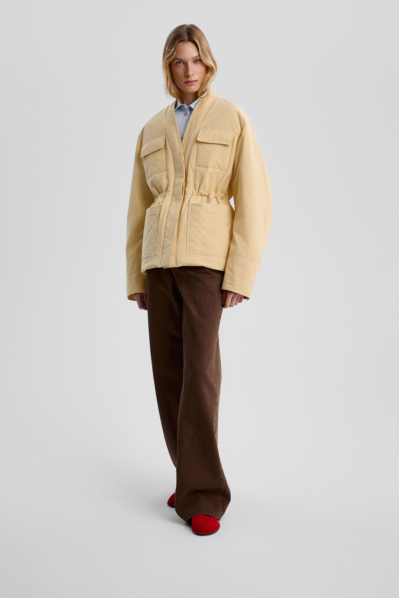 Куртка утепленная с кулиской, S
Куртка утепленная с кулиской, S