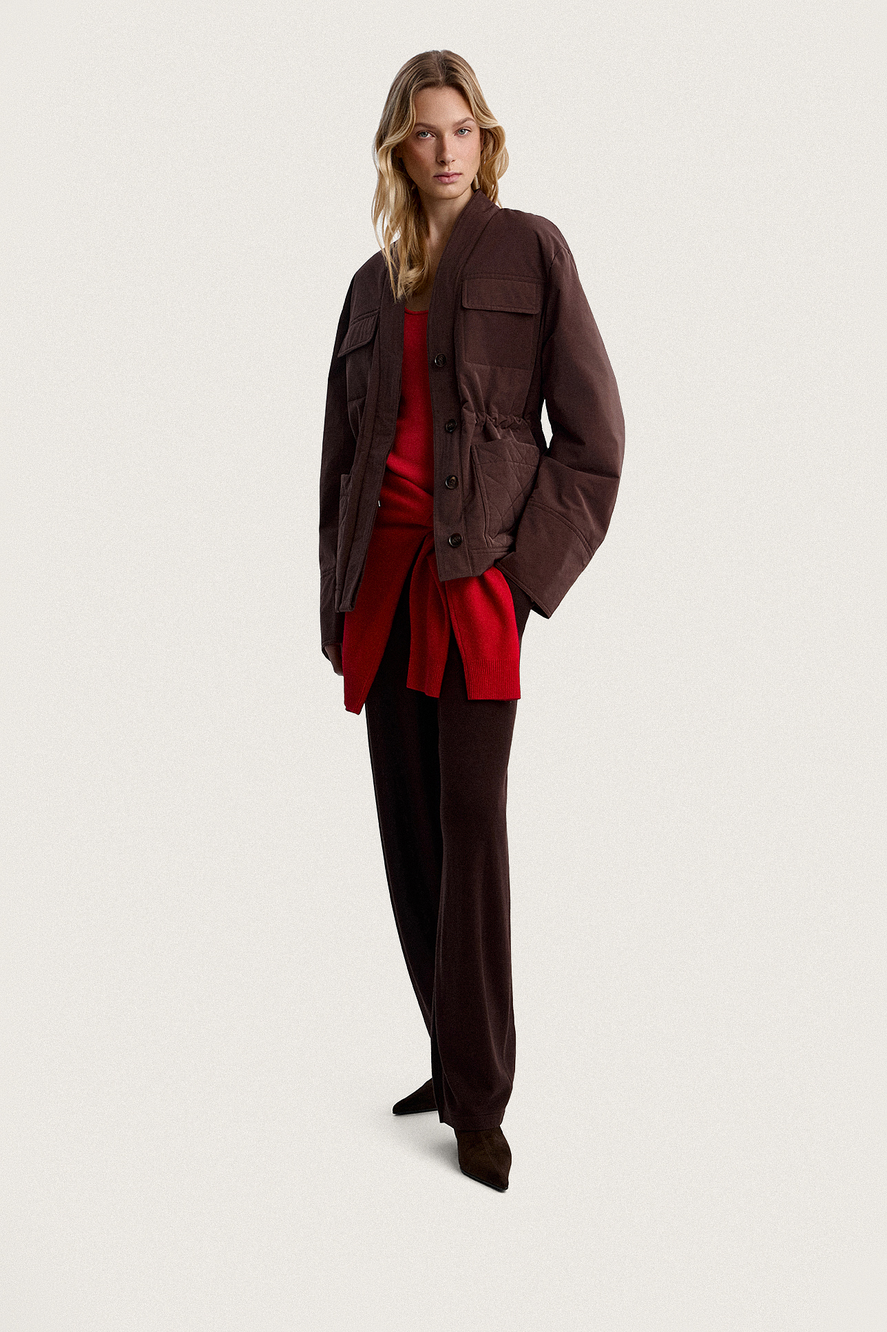 

Куртка утепленная с кулиской, S