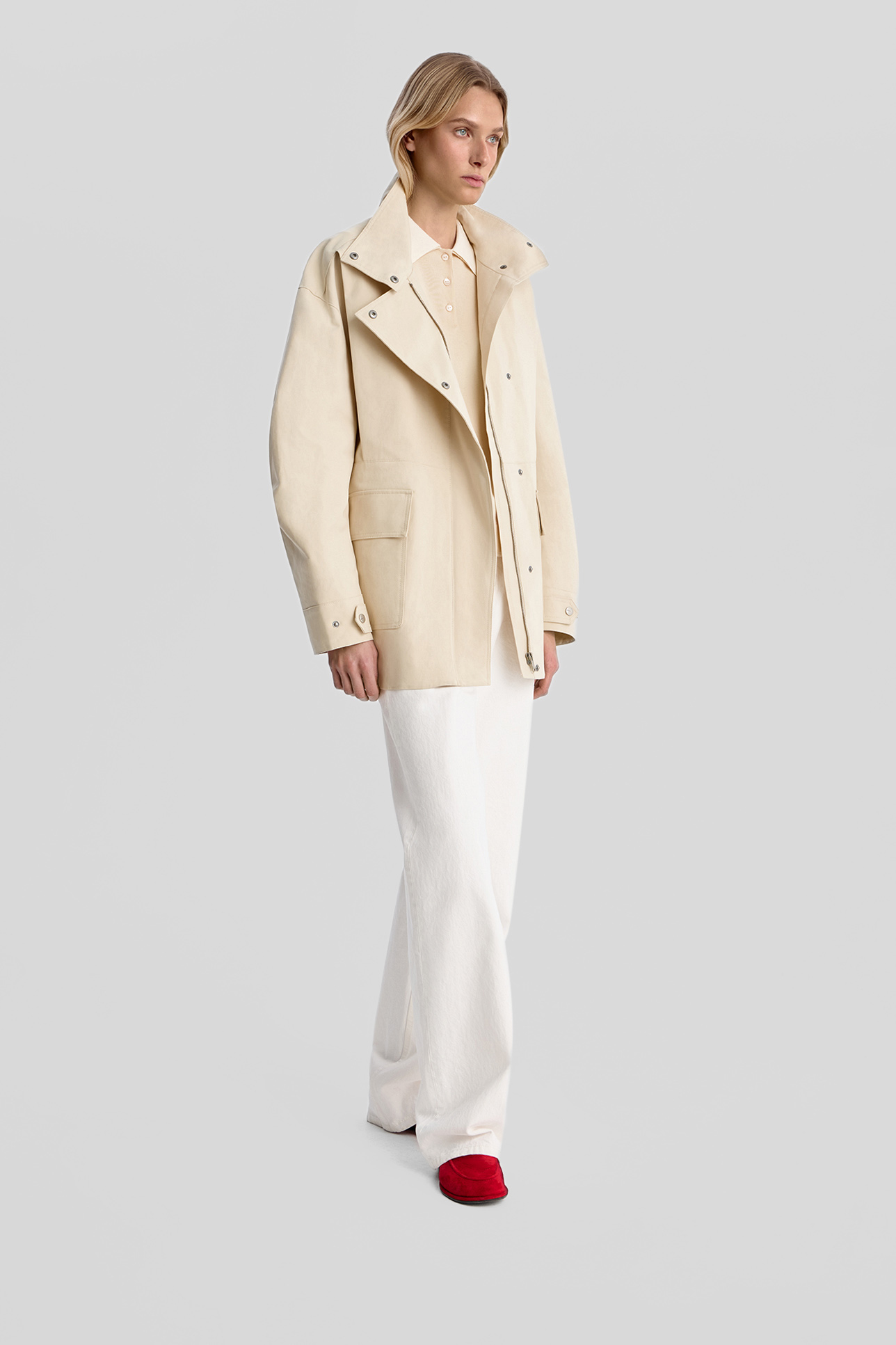 

Куртка-парка с воротником-стойкой, XXS