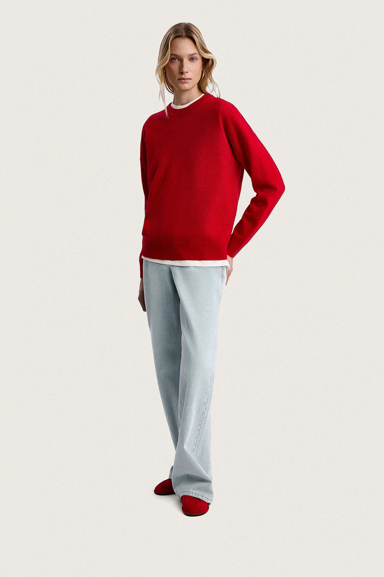 

Джемпер из мериносовой шерсти, M