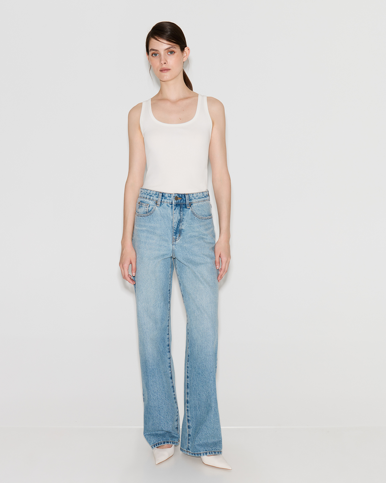 

Джинсы Wide Leg WL106 голубого цвета, 29/30