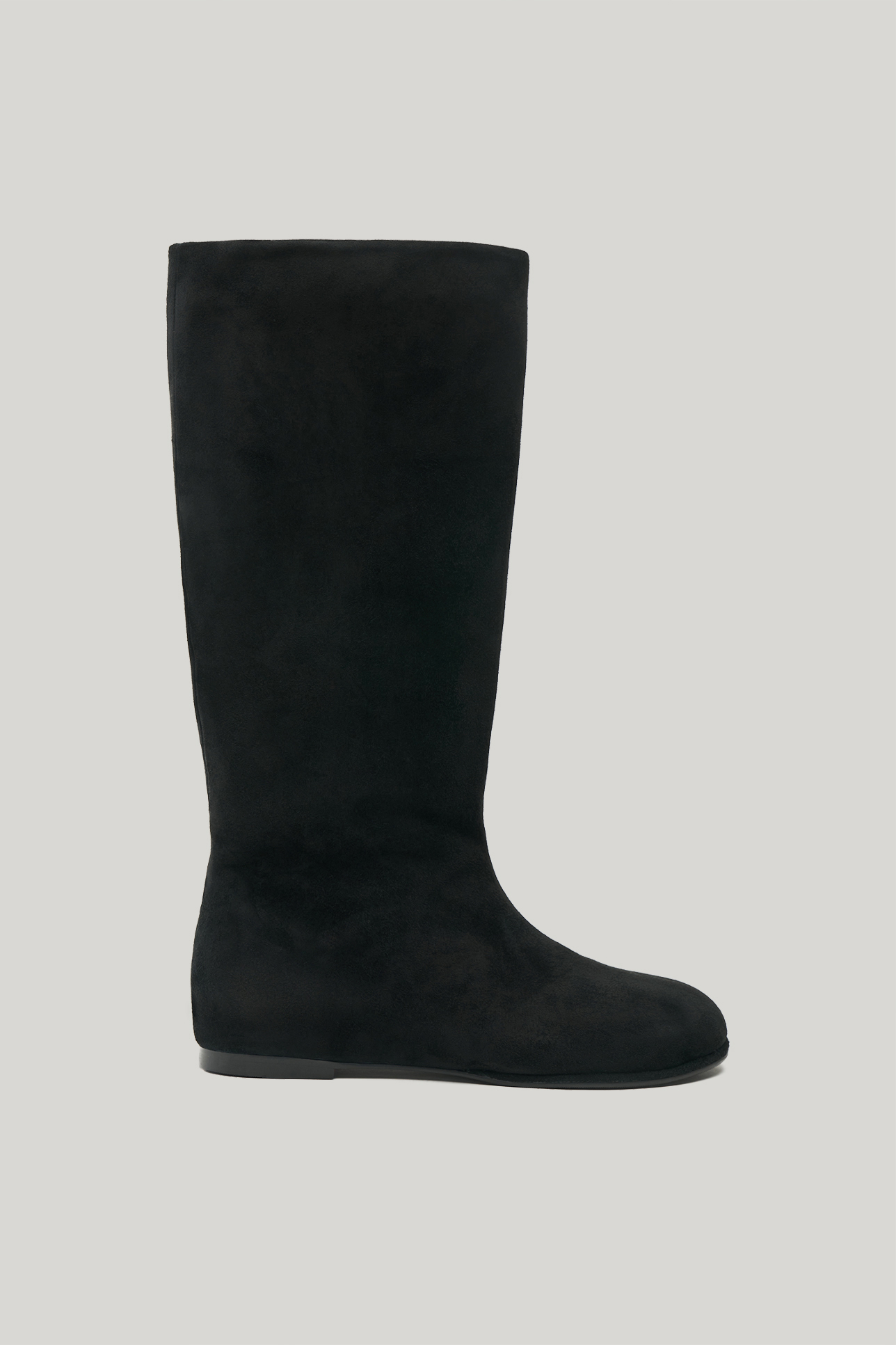 

Сапоги из натуральной замши черного цвета, 36