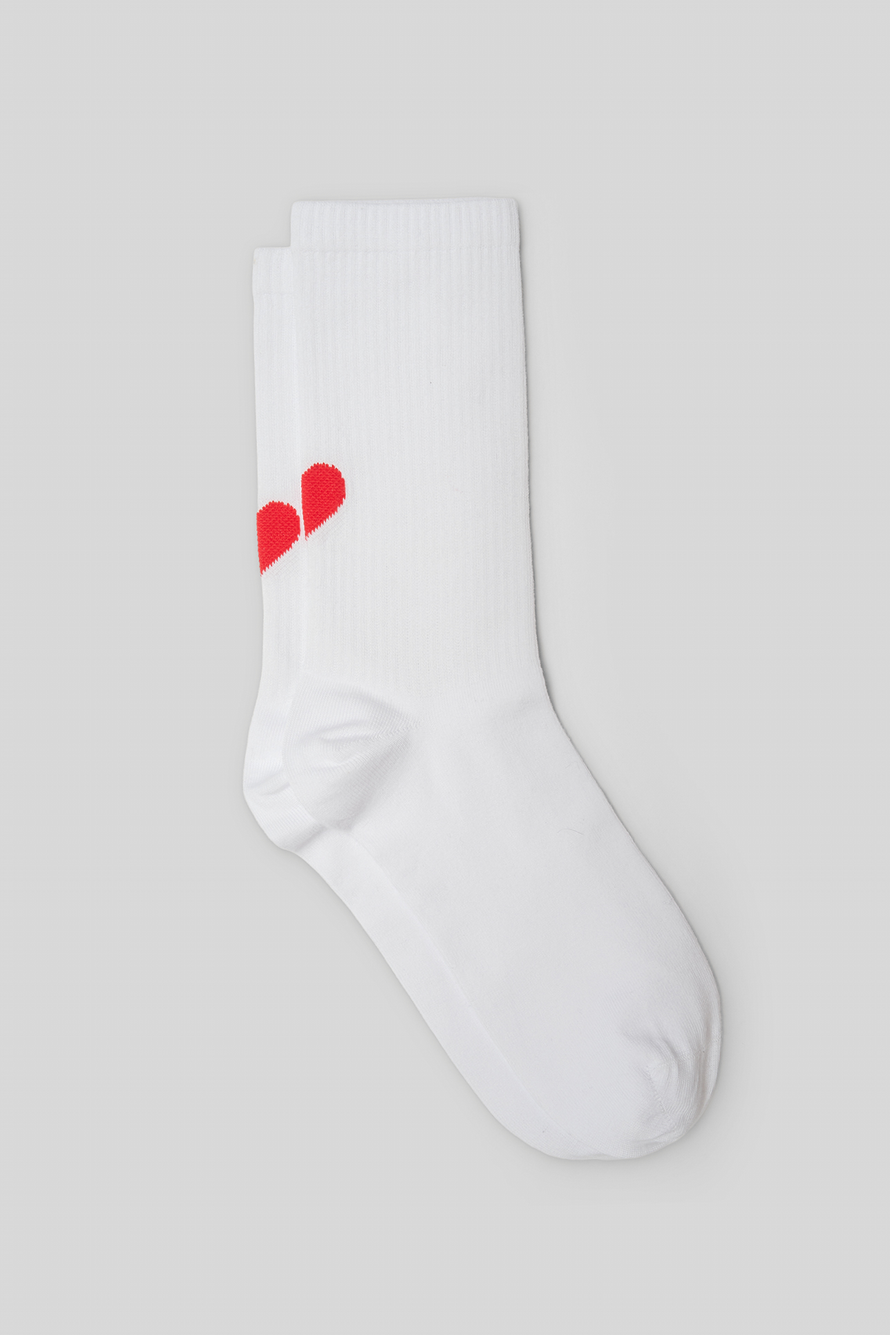 

Носки с сердечком молочного цвета, 25-27