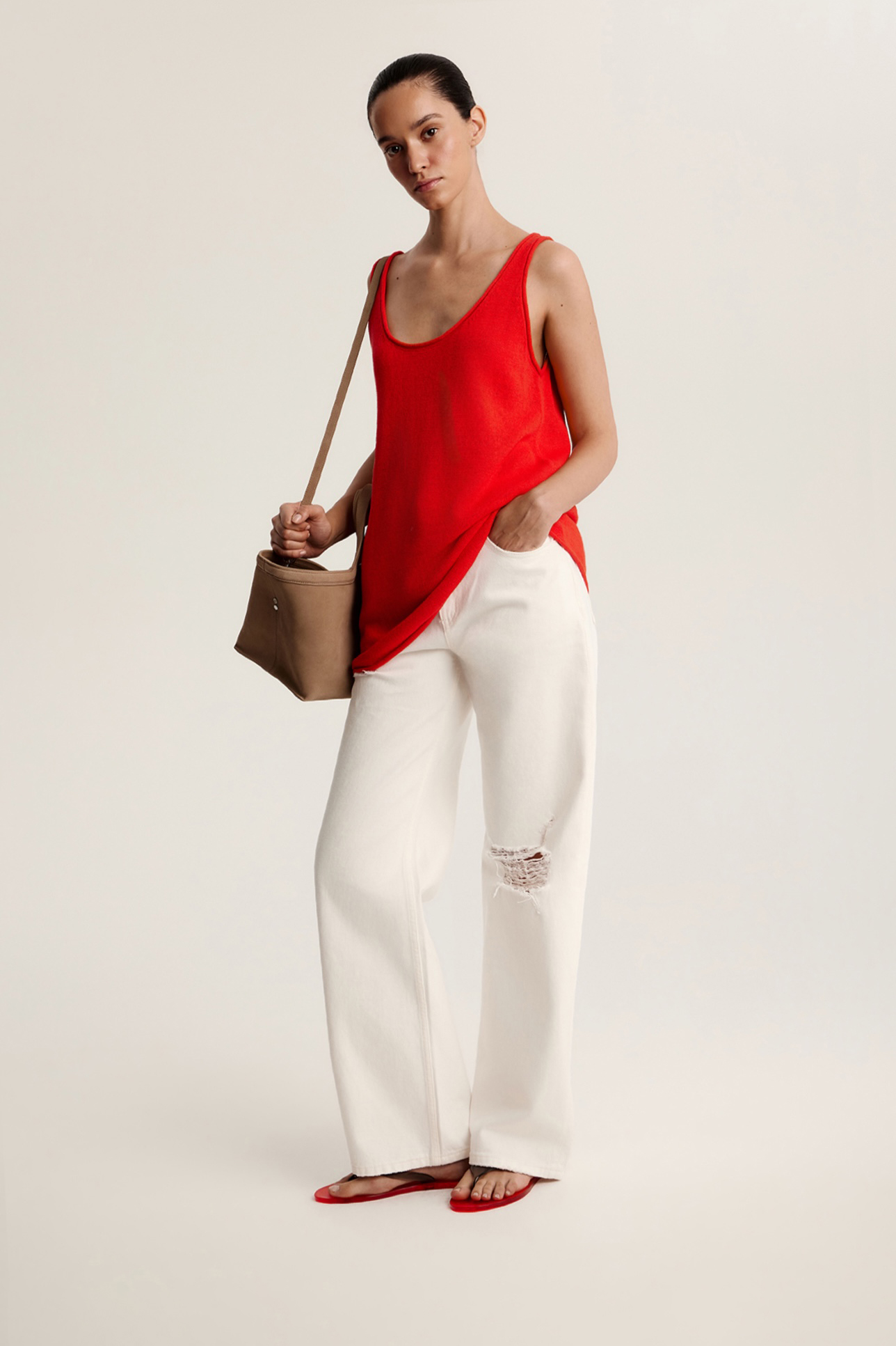 

Платье-майка изо льна, L