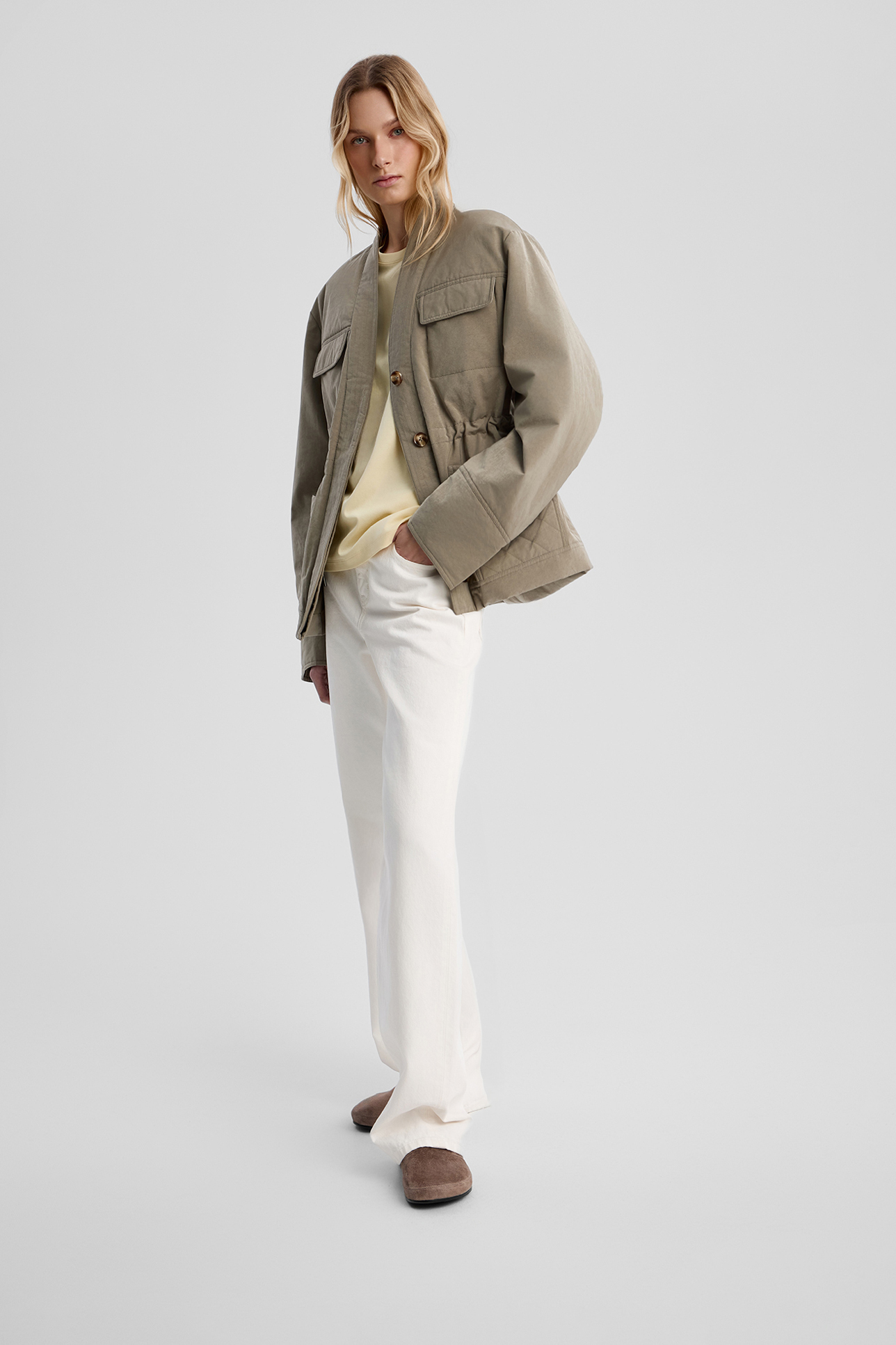 

Куртка утепленная с кулиской, XXS