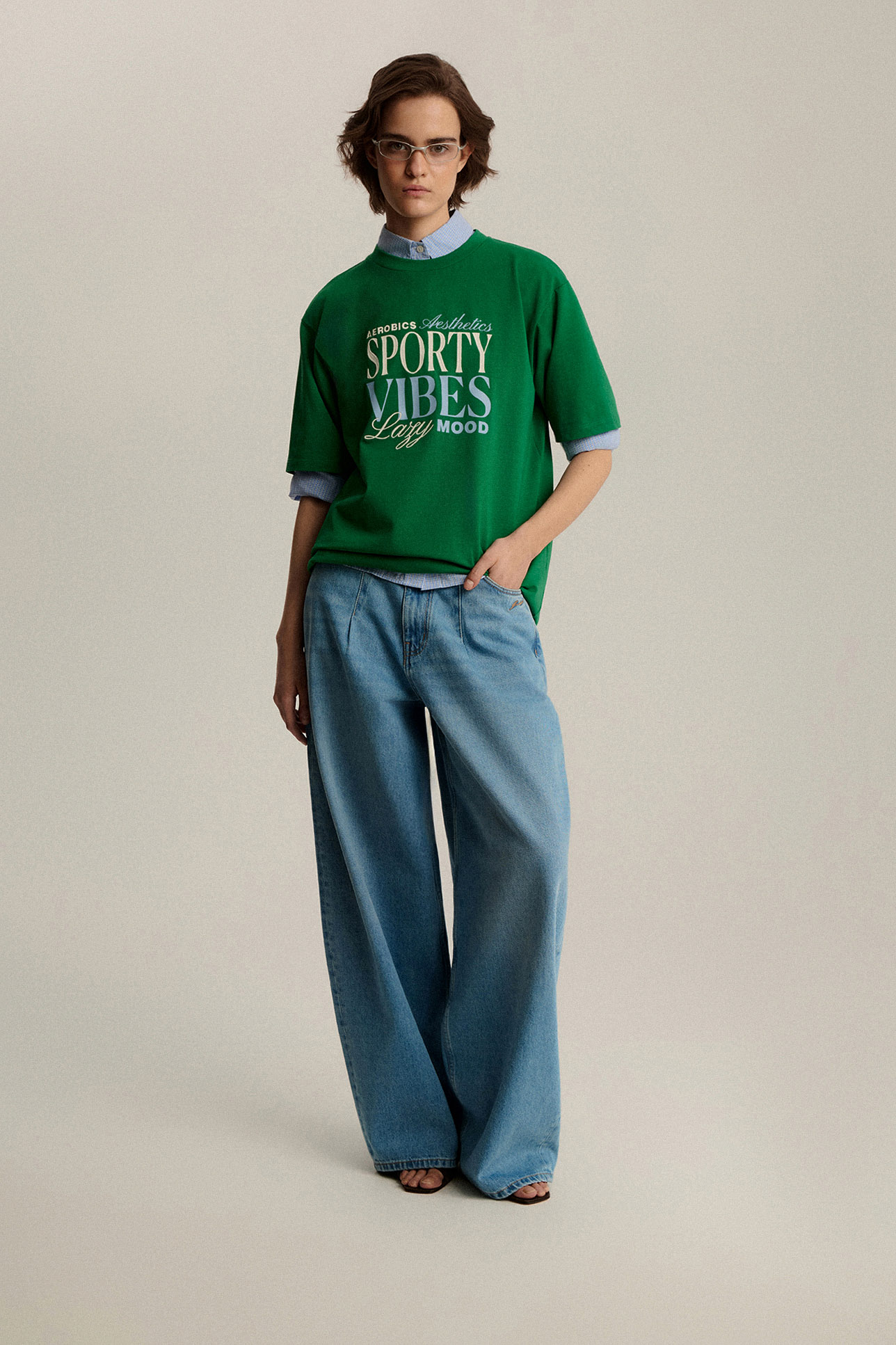 

Футболка мужского кроя с винтажным принтом, S