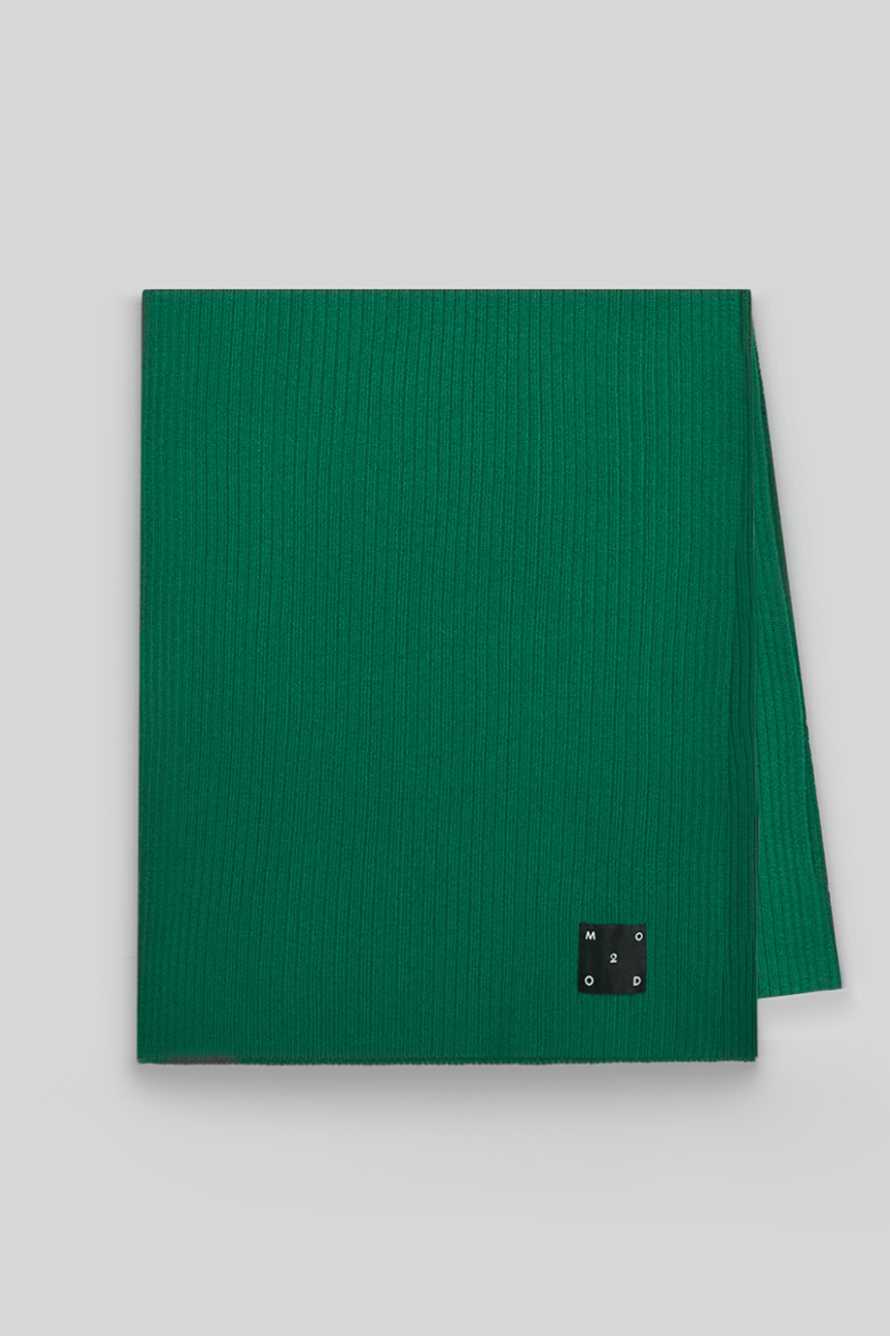 

Шарф из шерсти мериноса зеленого цвета, OS