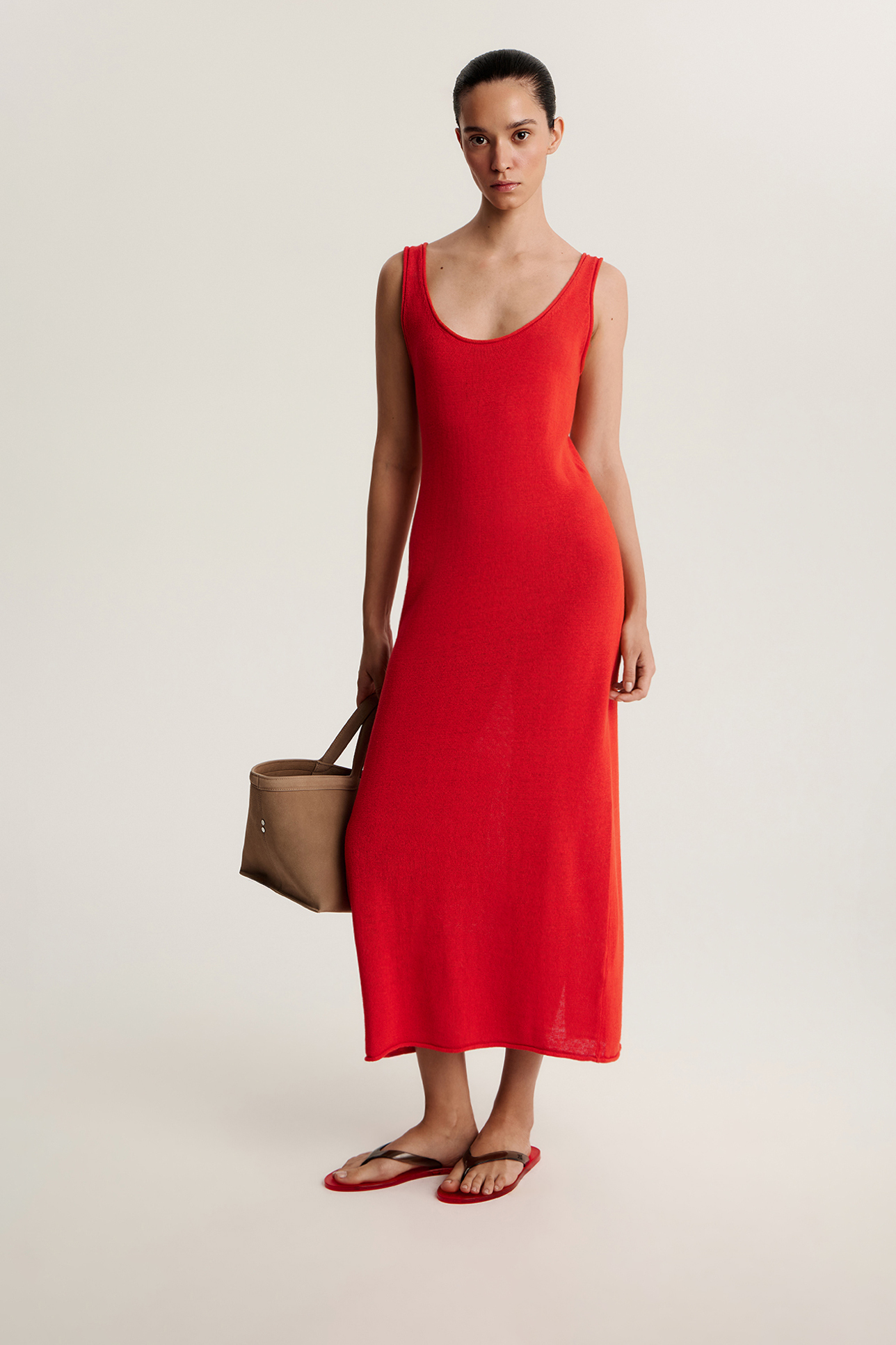 

Платье миди изо льна, L