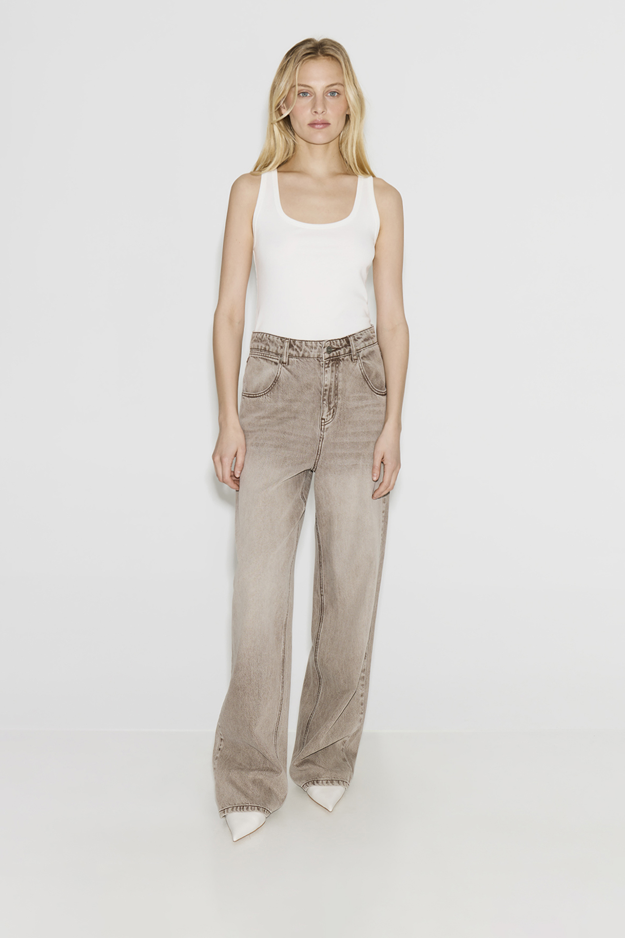 

Джинсы Relaxed RL200 кофейного цвета, 28/32