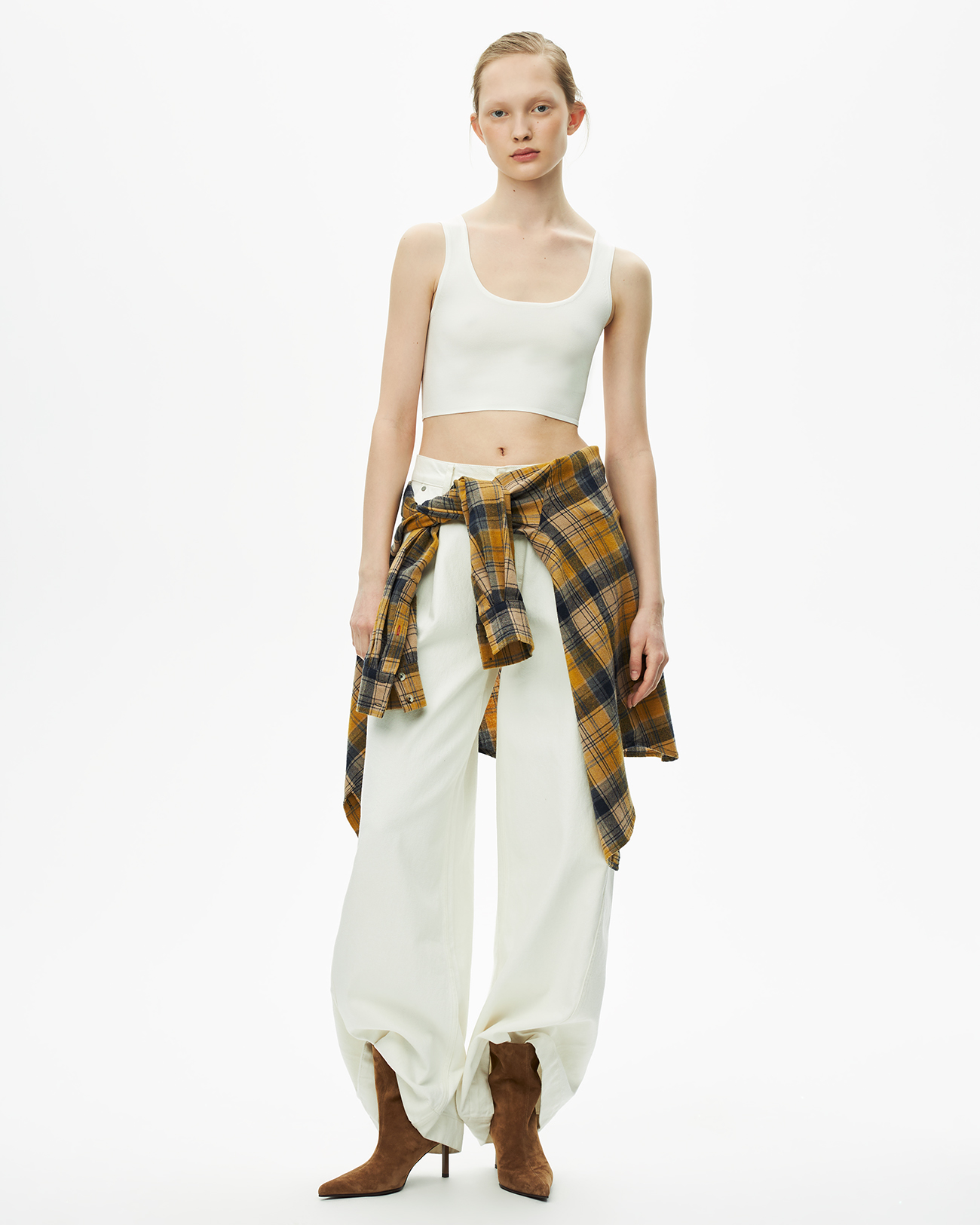 

Топ молочного цвета, L