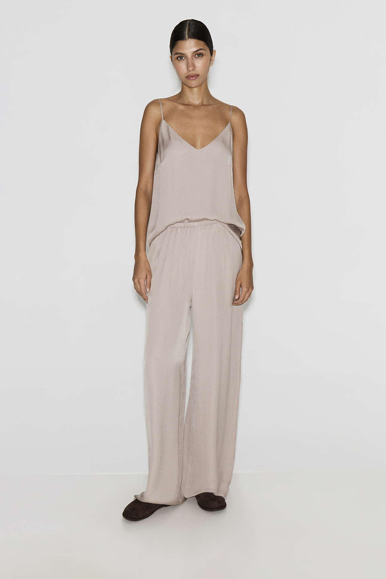 

Брюки кофейного цвета, S