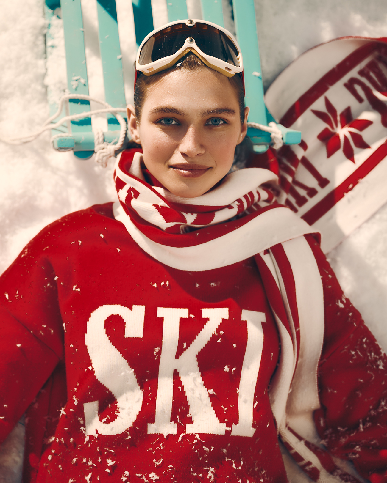 

Свитер "Ski Apres" красного цвета, S