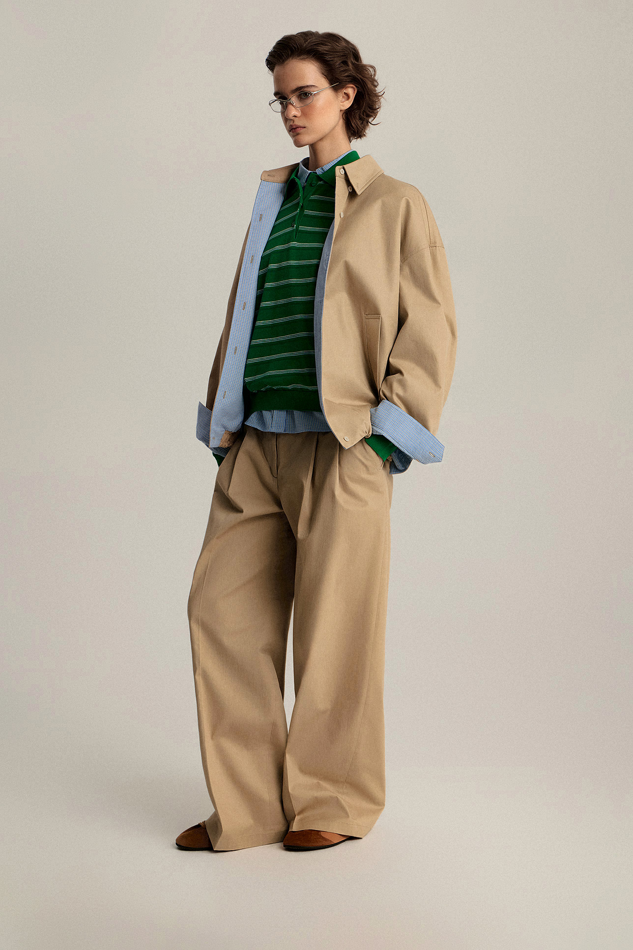 

Брюки с низкой посадкой из хлопка, XXS