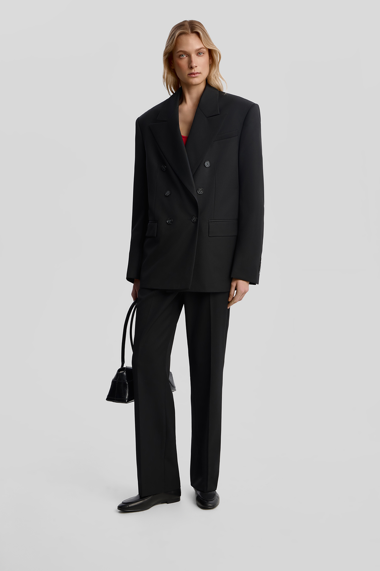 

Жакет полушерстяной двубортный, XXS