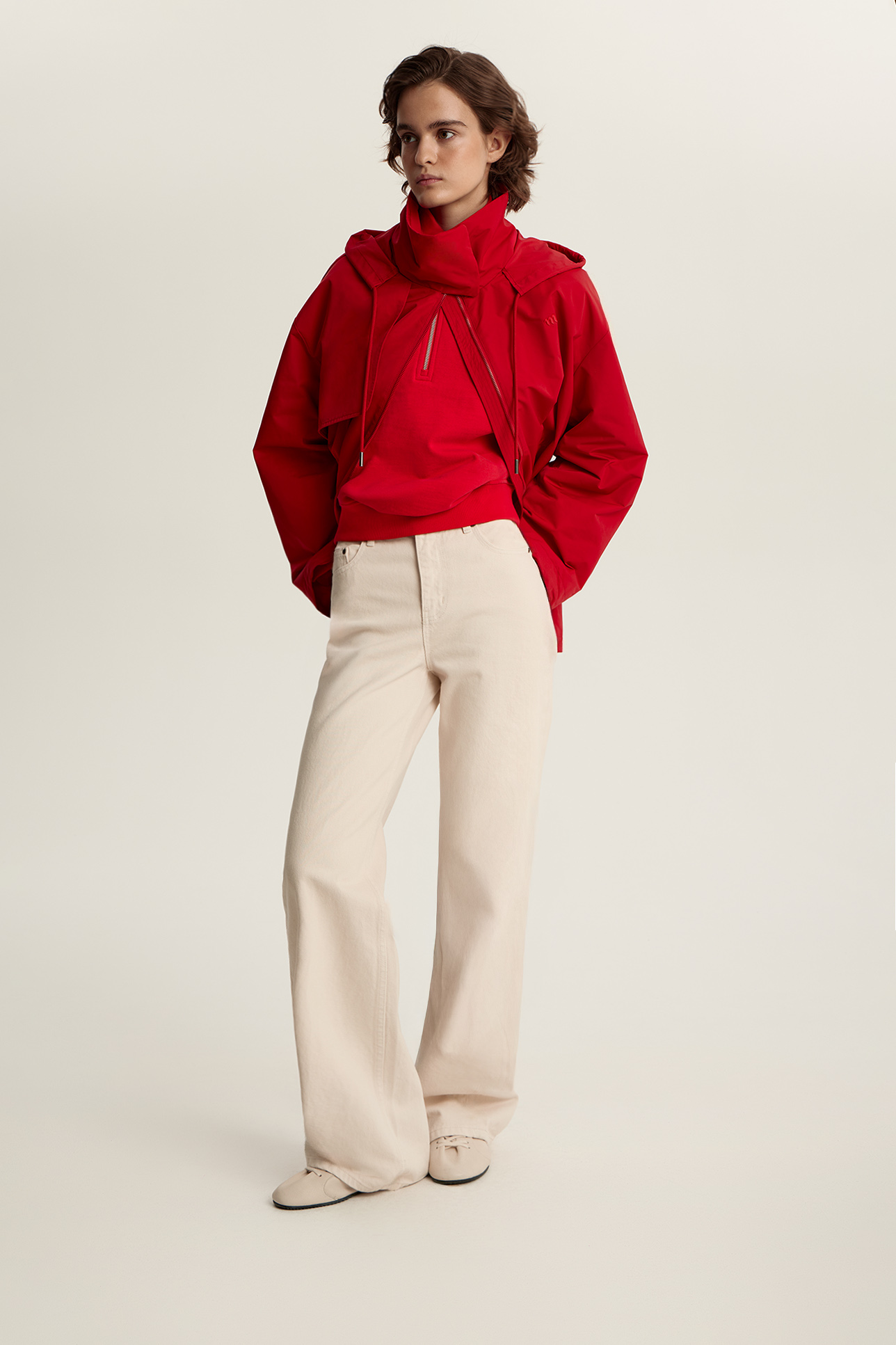 

Джинсы широкие с высокой посадкой WL100, 25/30