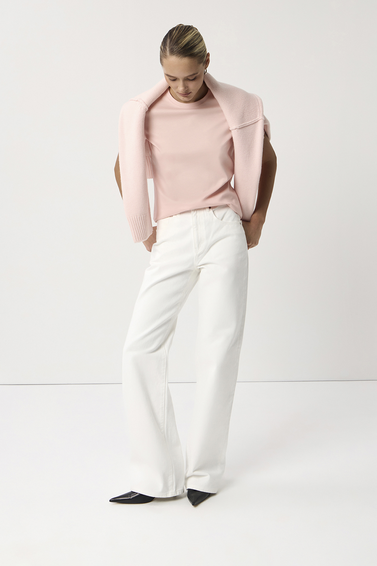 

Футболка basic розового цвета, XS