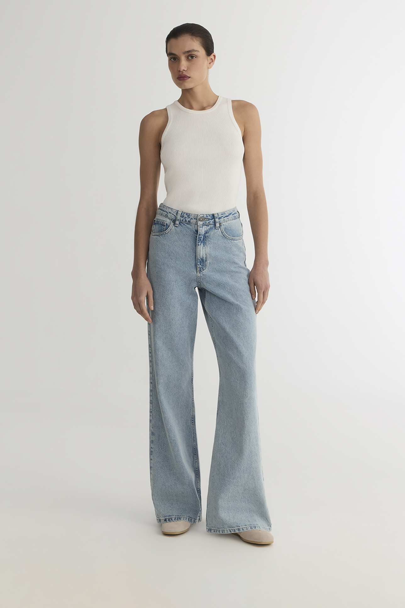 

Джинсы Wide Leg WL103 голубого цвета, 31/32