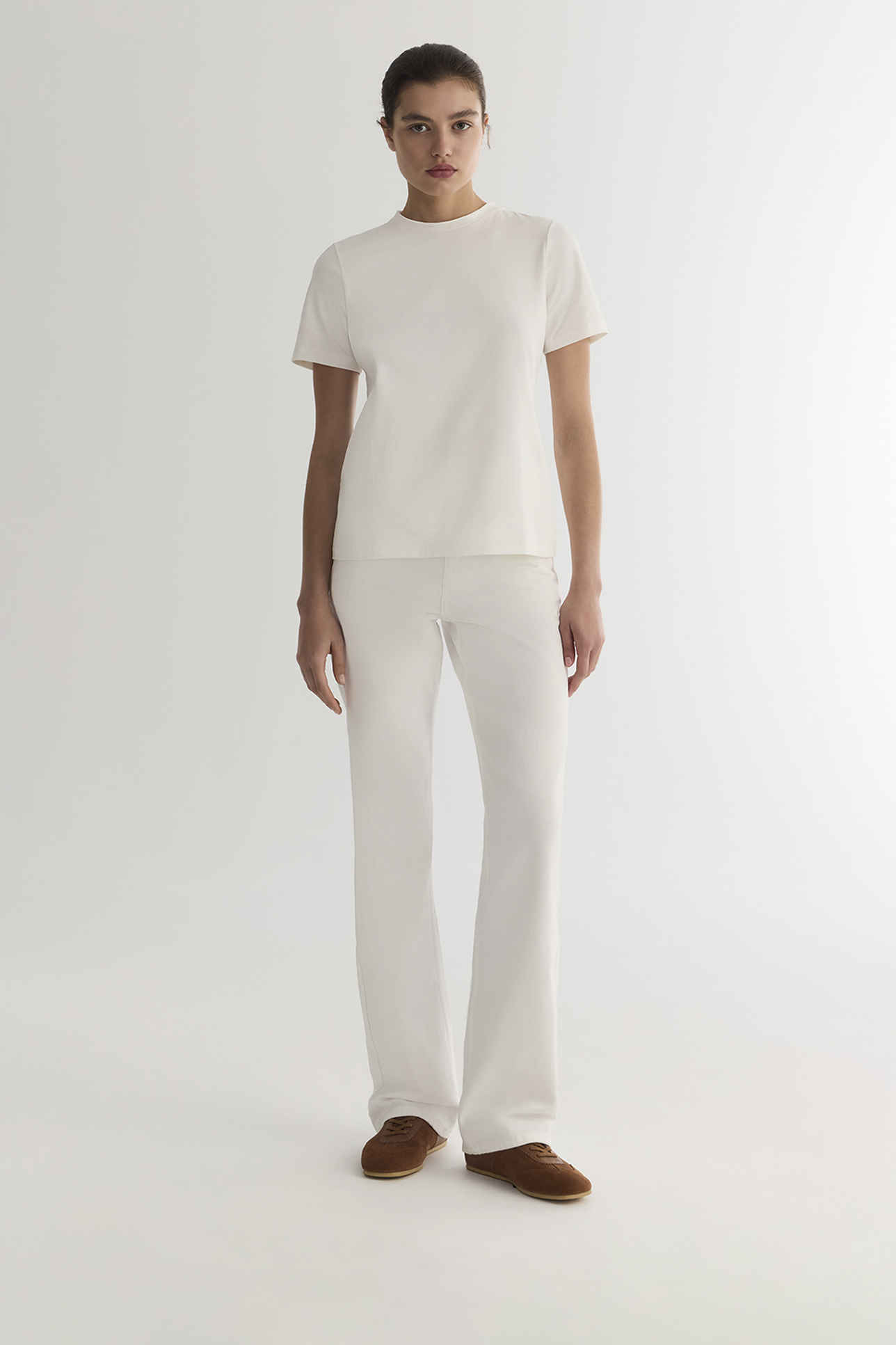 

Футболка basic soft молочного цвета, M