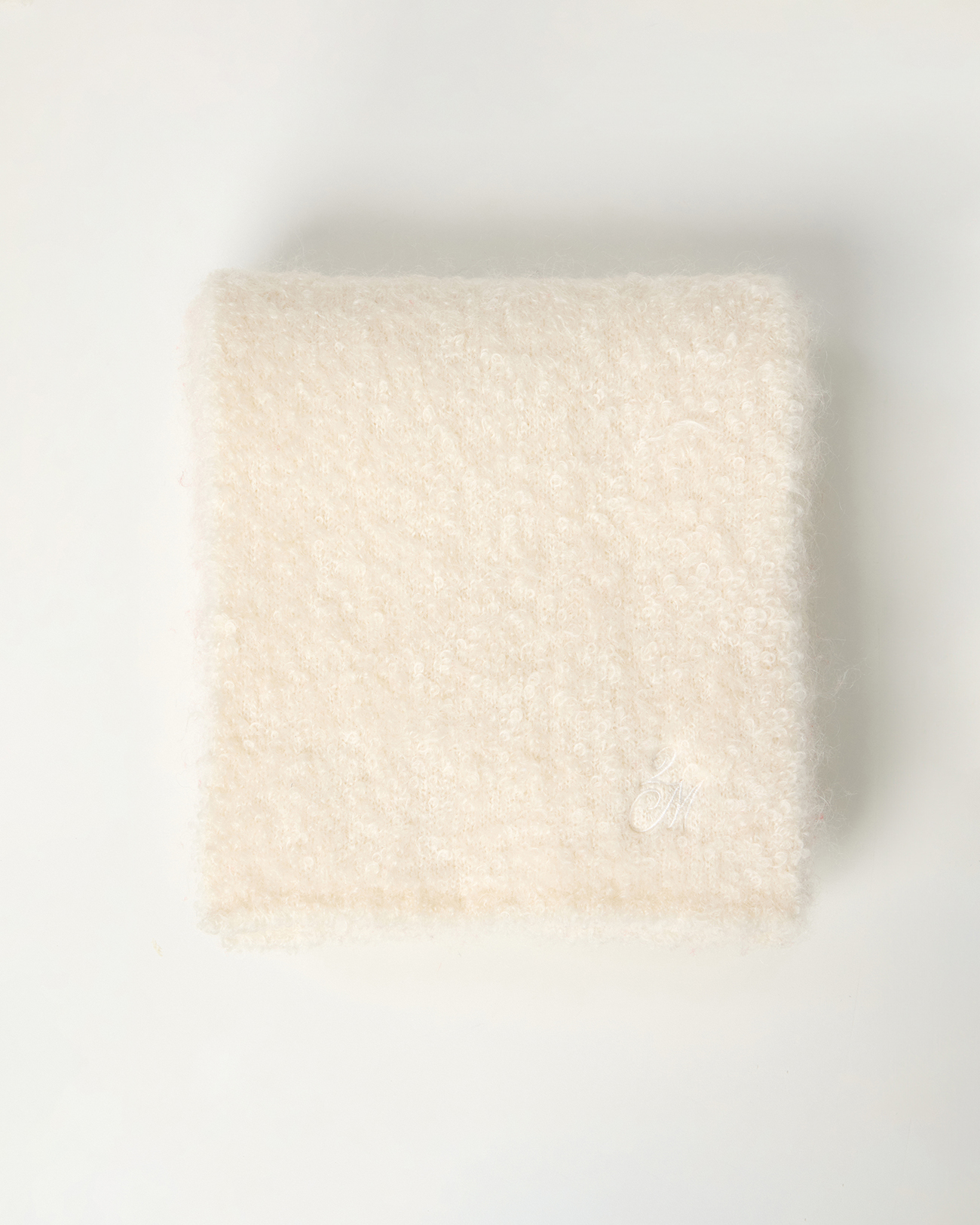 

Шарф фактурный молочного цвета, OS