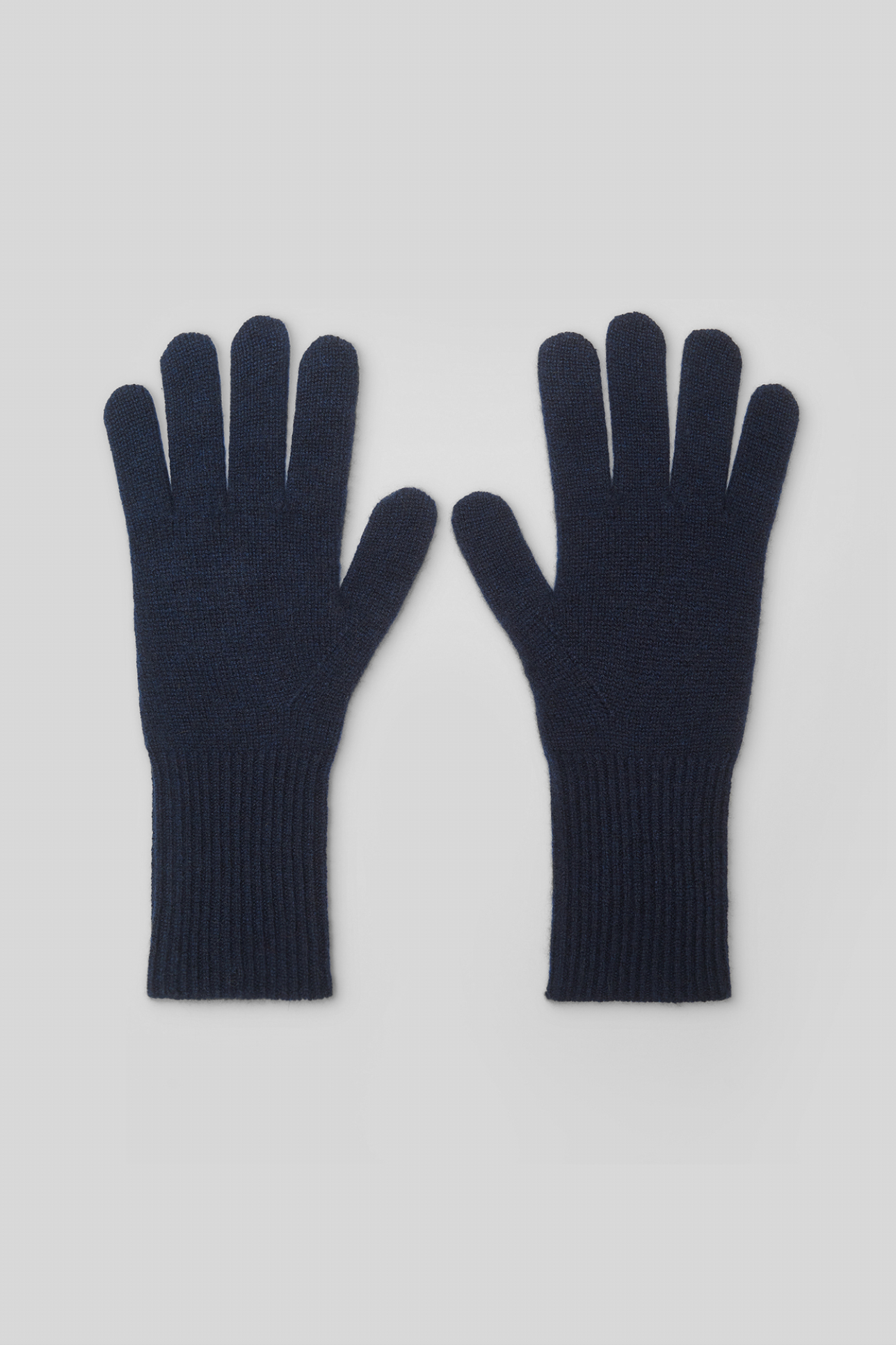 

Перчатки из кашемира темно-синего цвета, OS