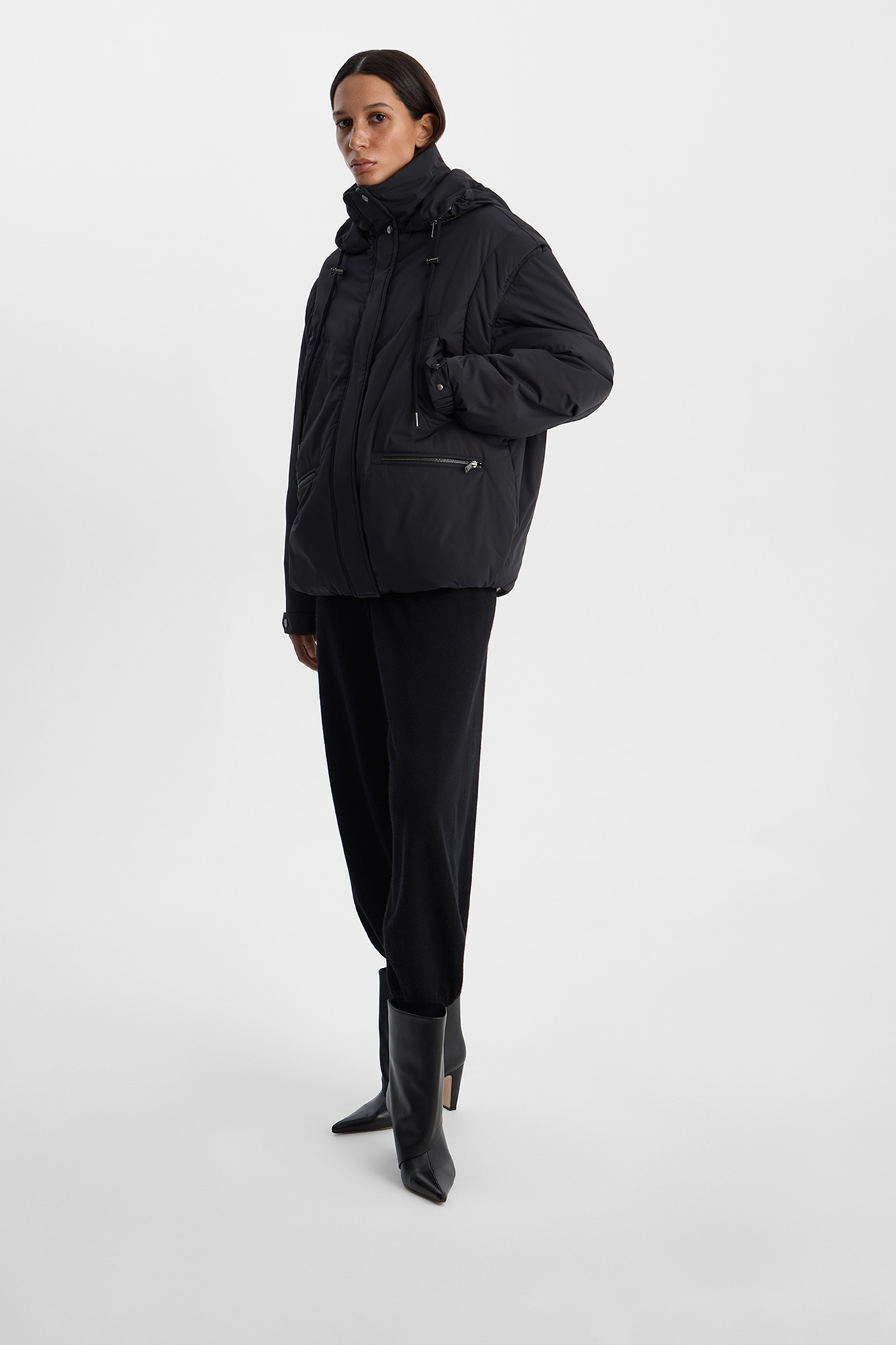 

Куртка-трансформер черного цвета, S