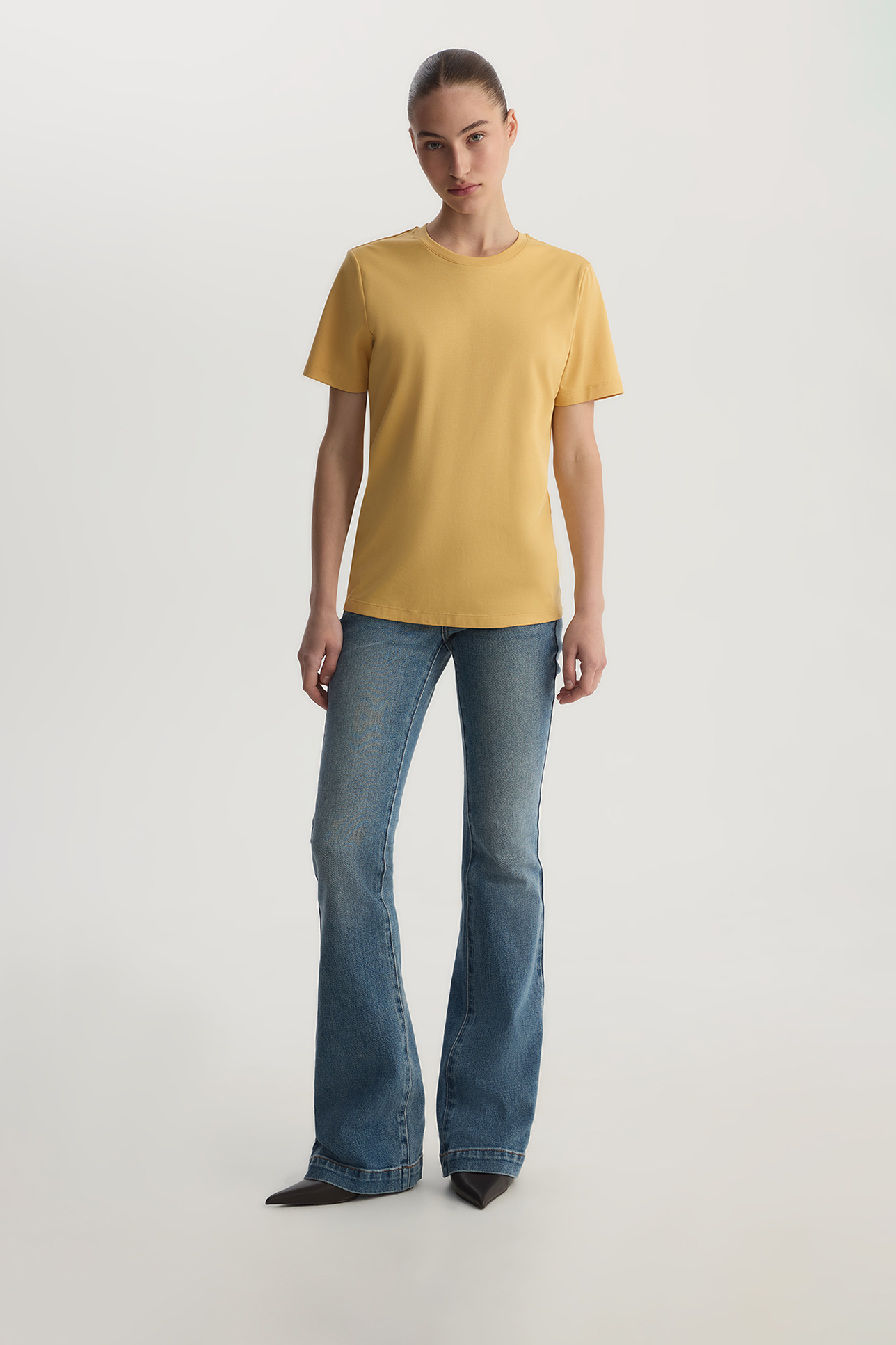 

Футболка basic медового цвета, M