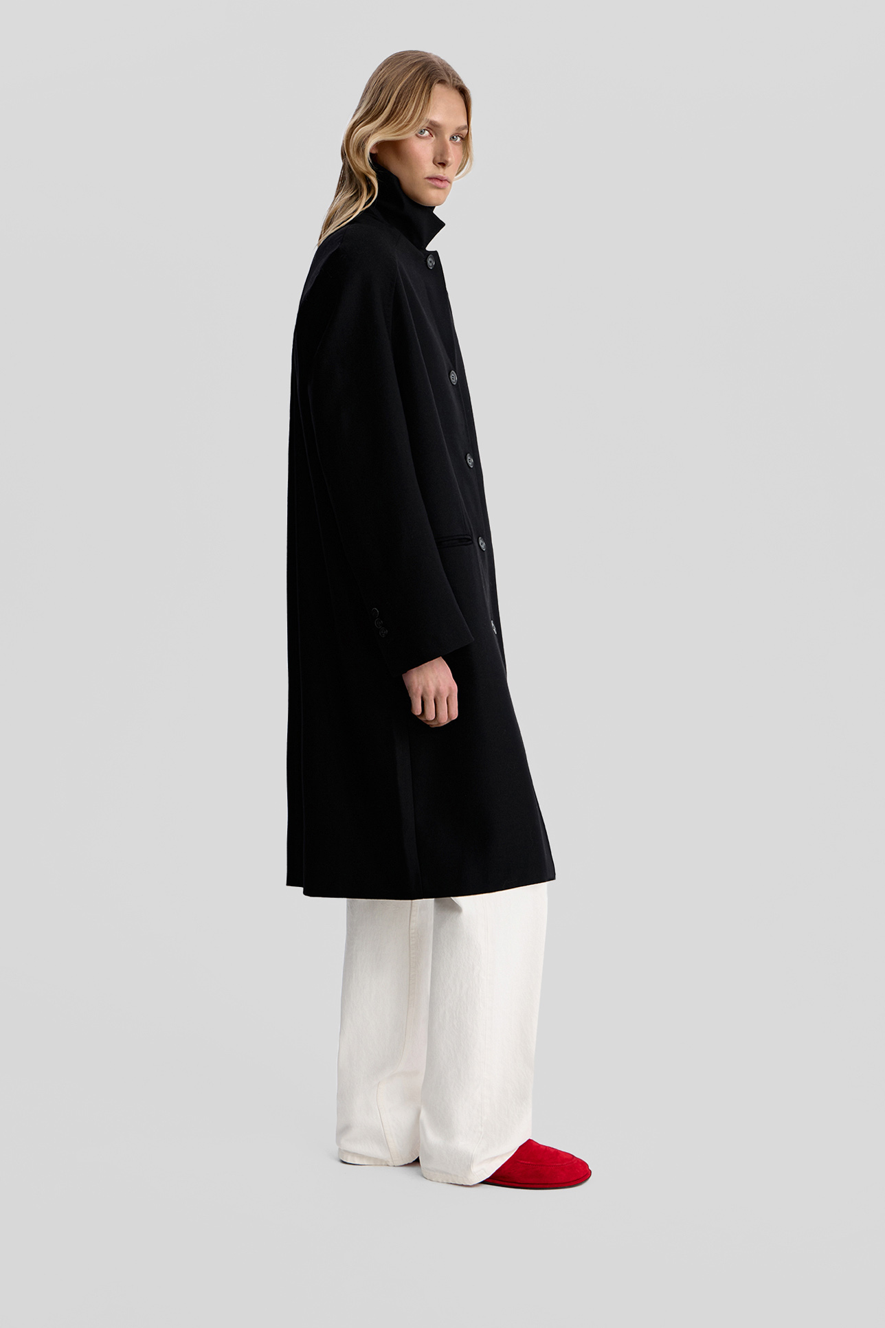 

Пальто из премиальной шерсти, S