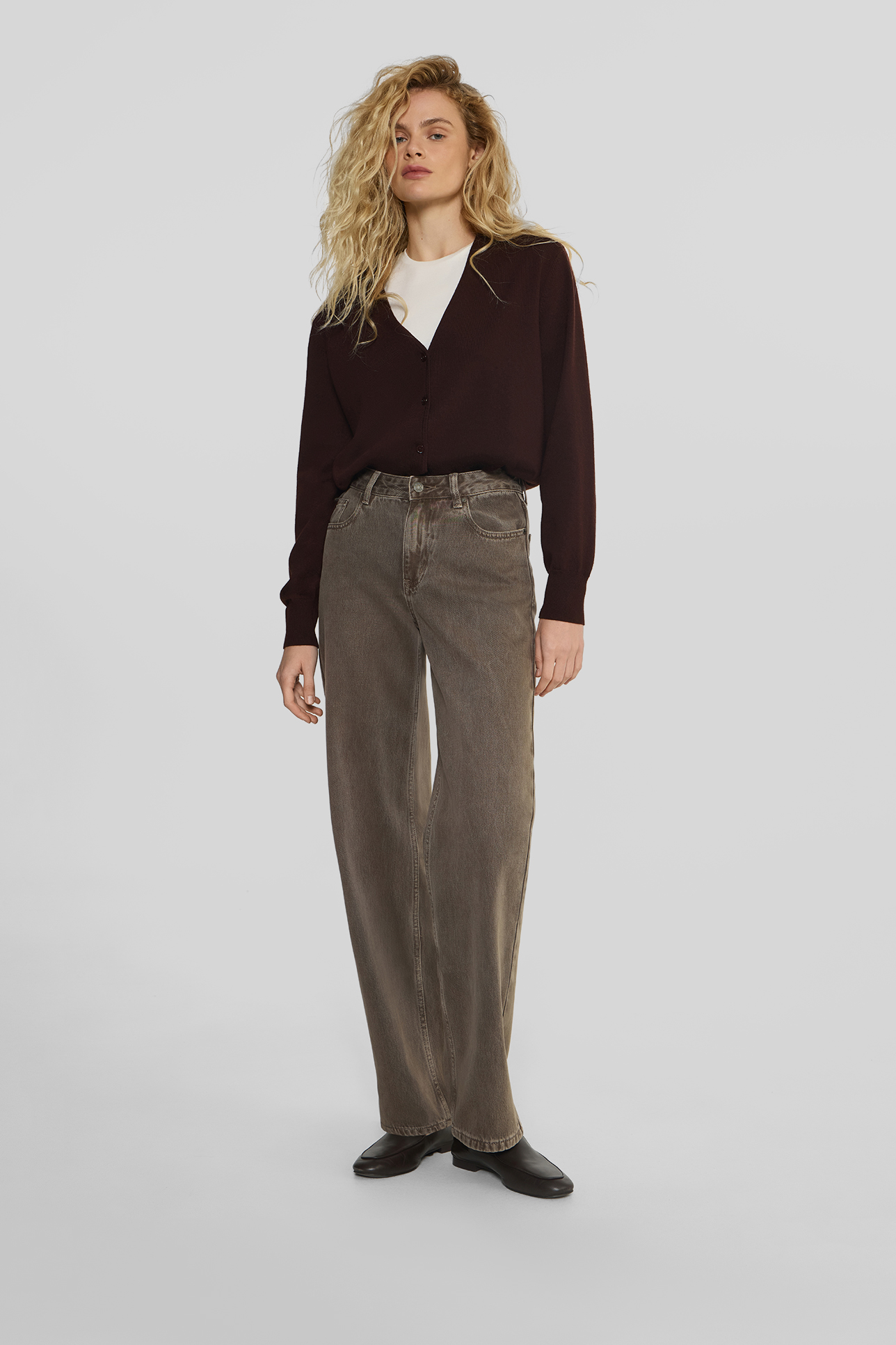 

Джинсы Relaxed RL200 серо-бежевого цвета, 24/32