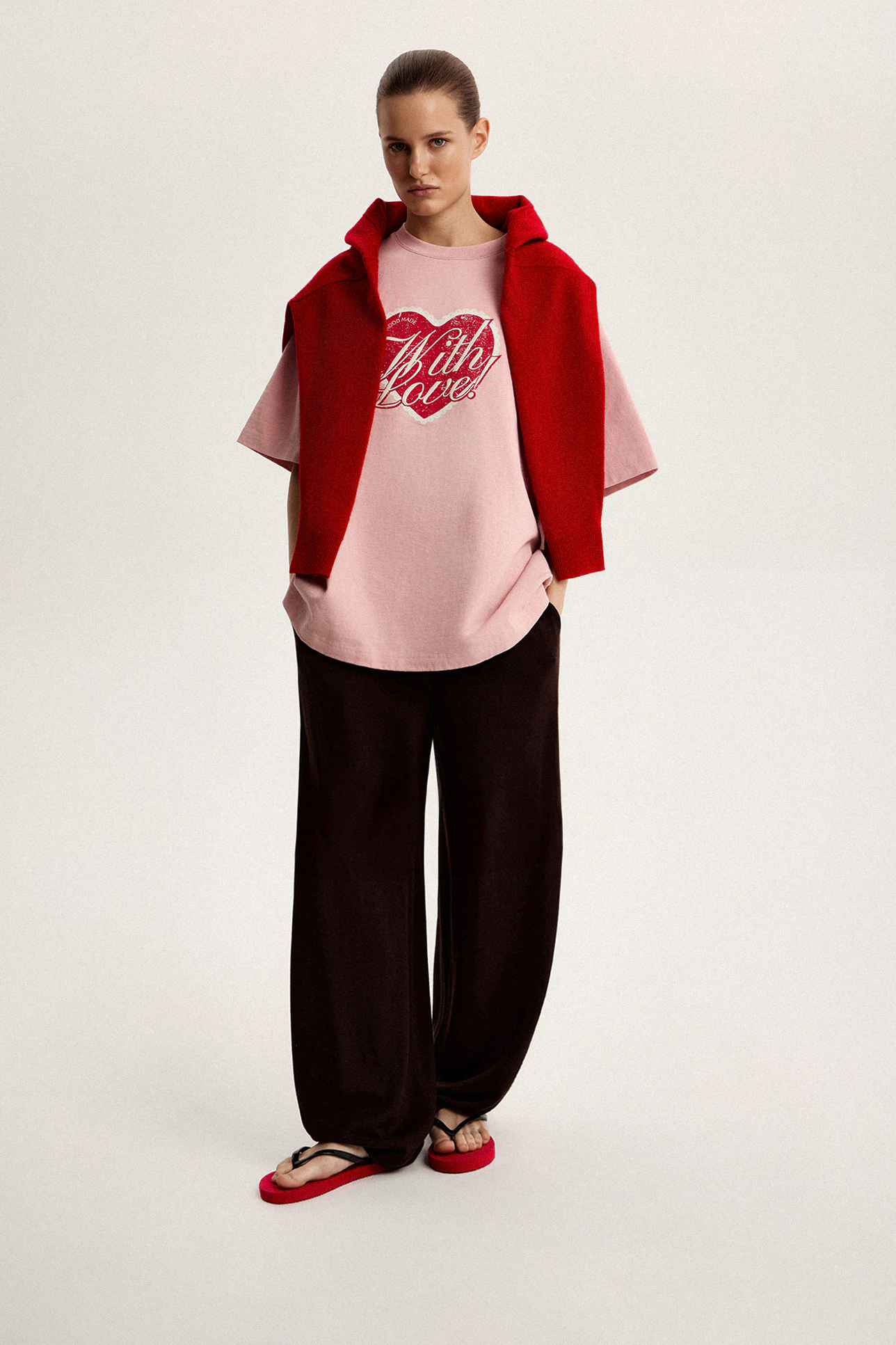 

Футболка с винтажным принтом, M