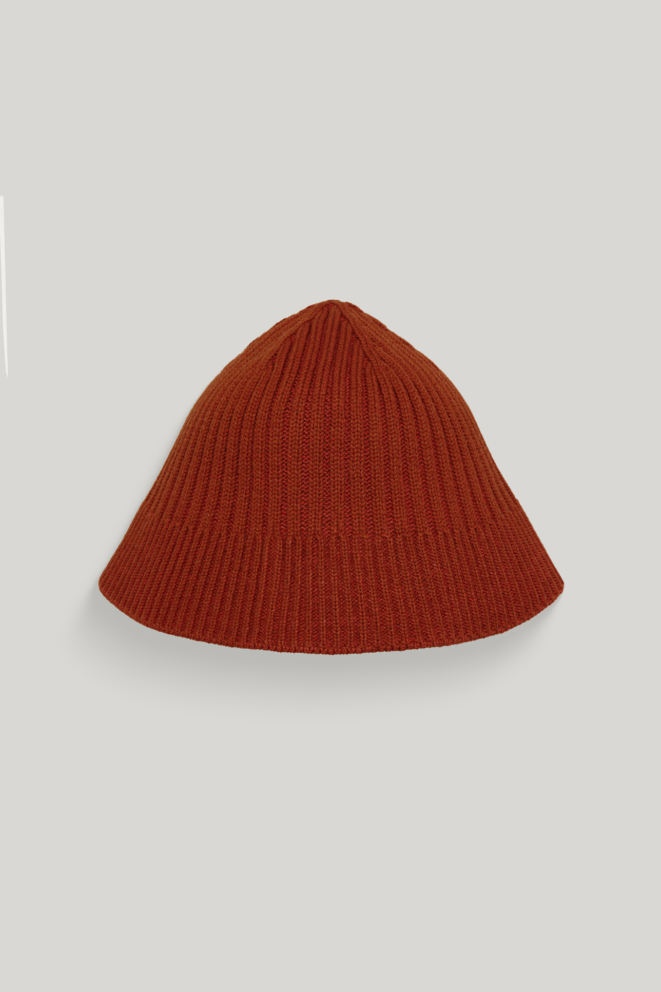 

Панама из шерсти терракотового цвета, OS