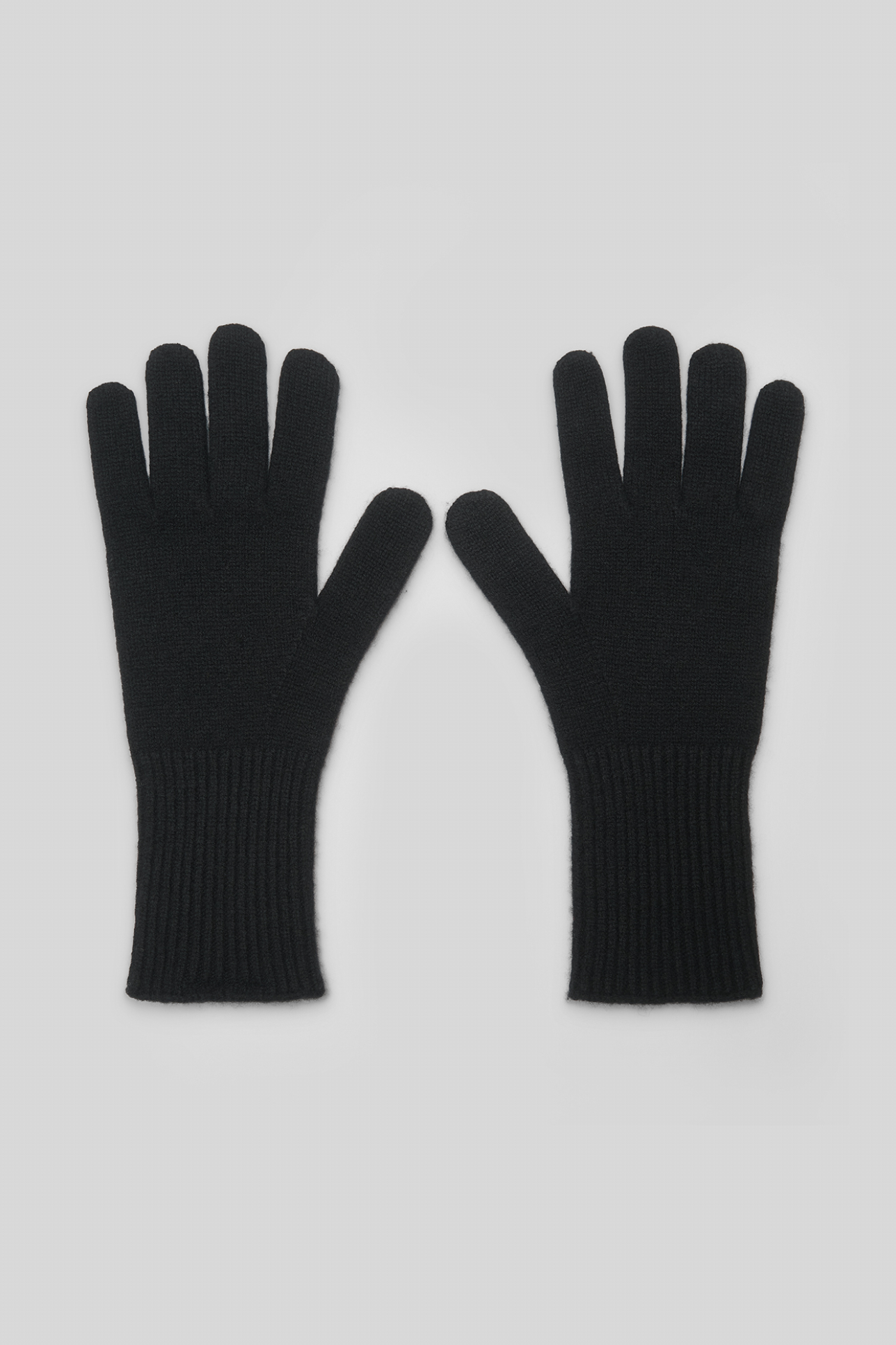 

Перчатки из шерсти мериноса черного цвета, OS