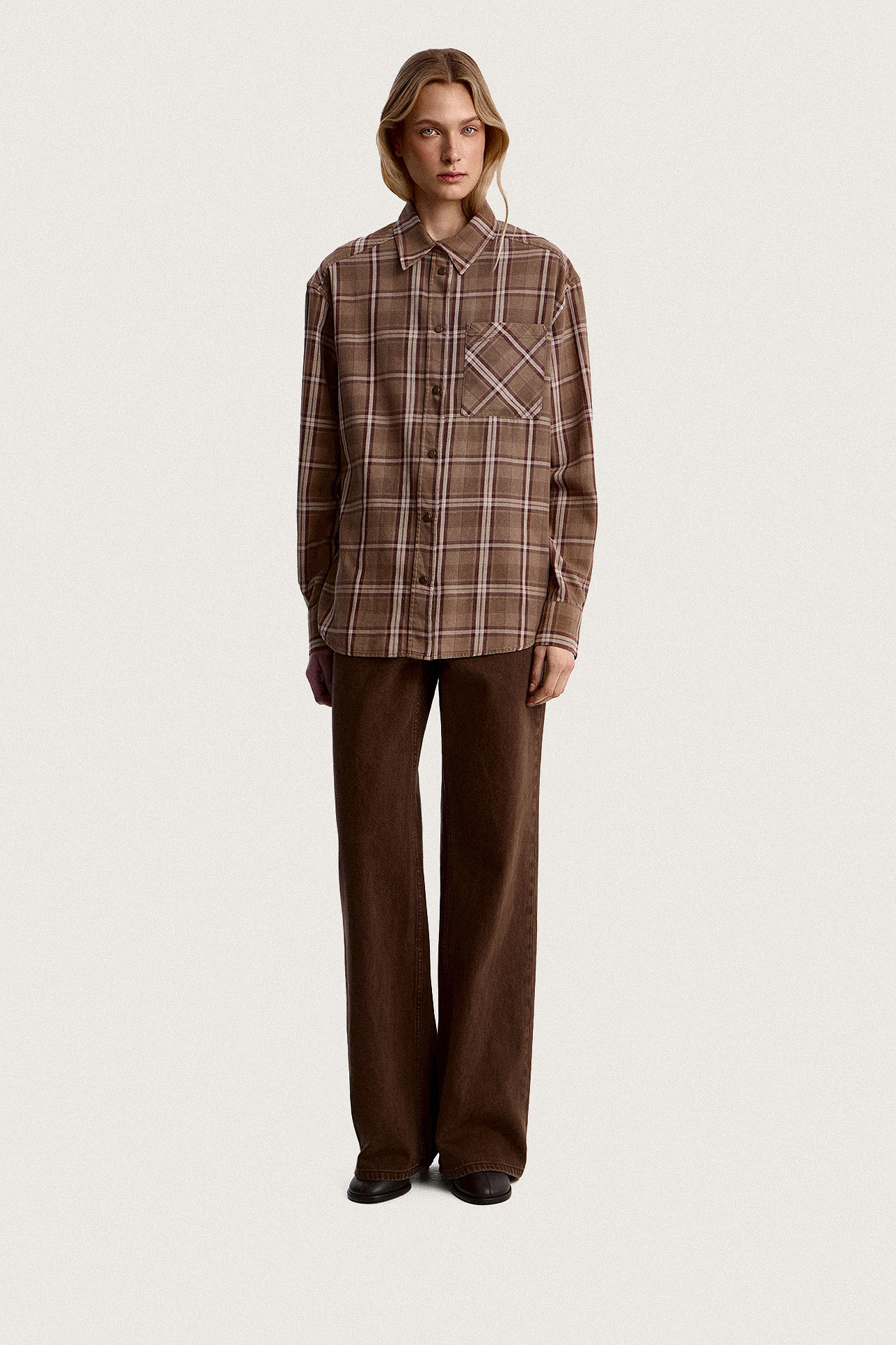 

Рубашка объемная с эффектом варки, XXS