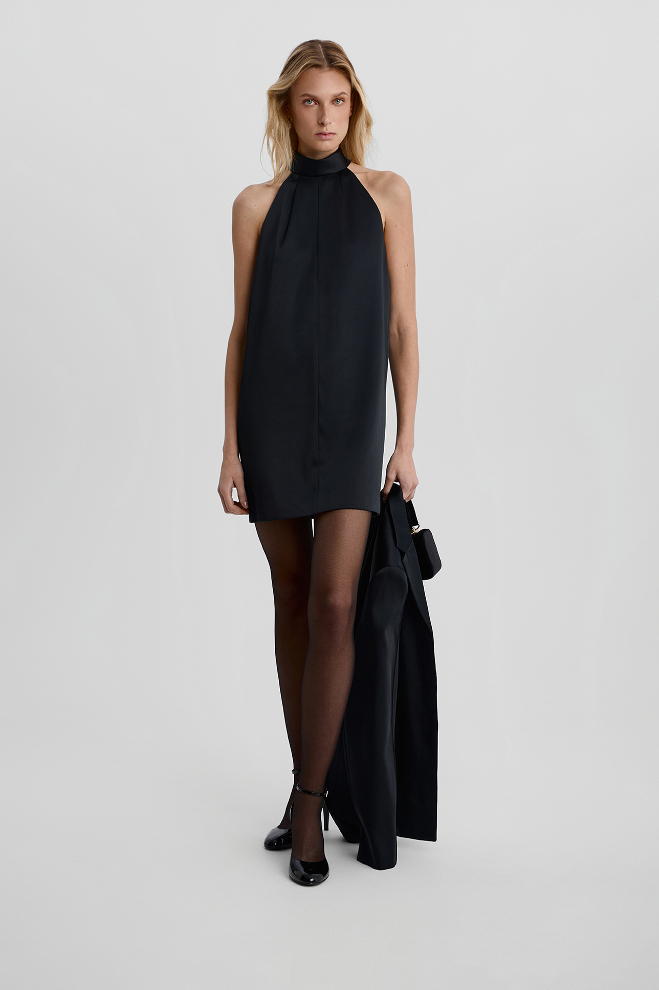 

Платье мини черного цвета, XS