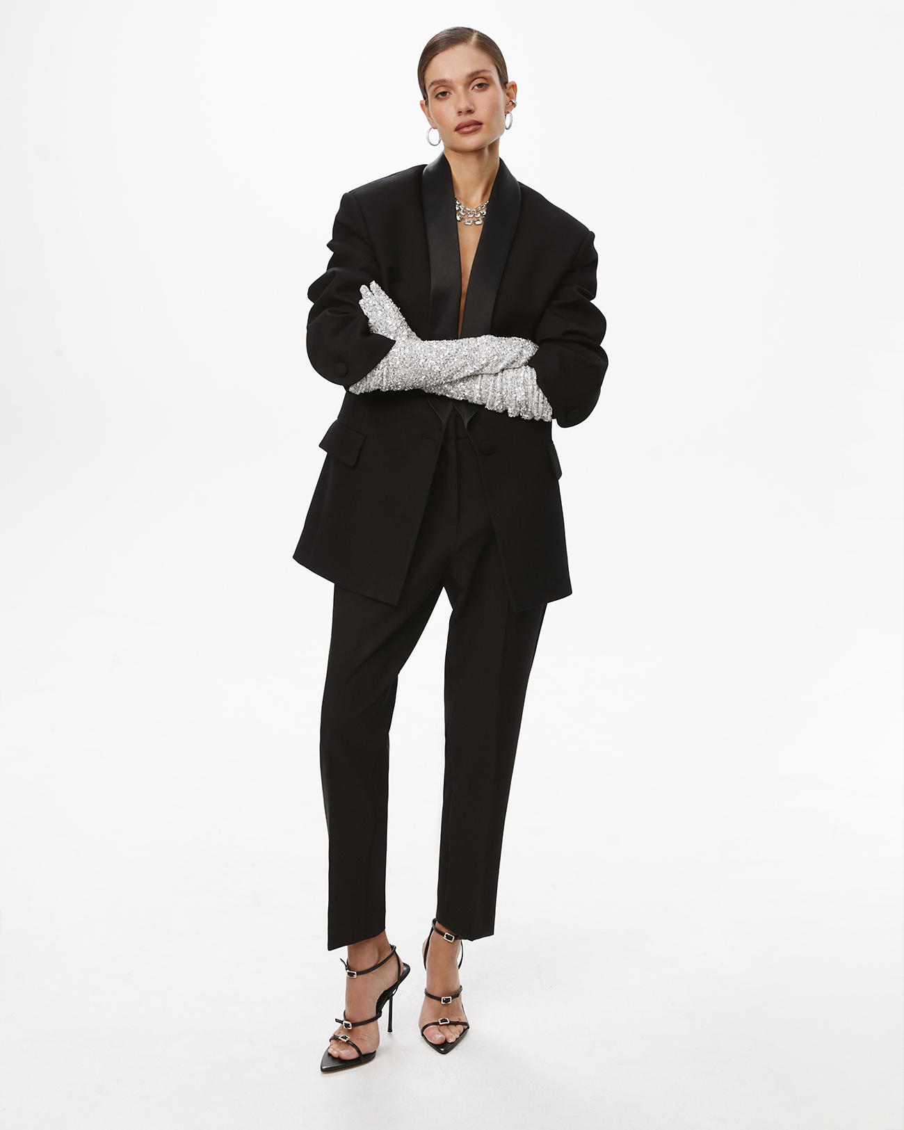 

Перчатки из пайеток, OS