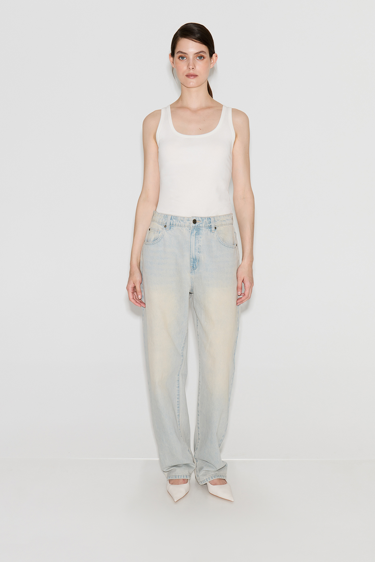

Джинсы Tailored Baloon BL200 винтажного голубого цвета, 27/32