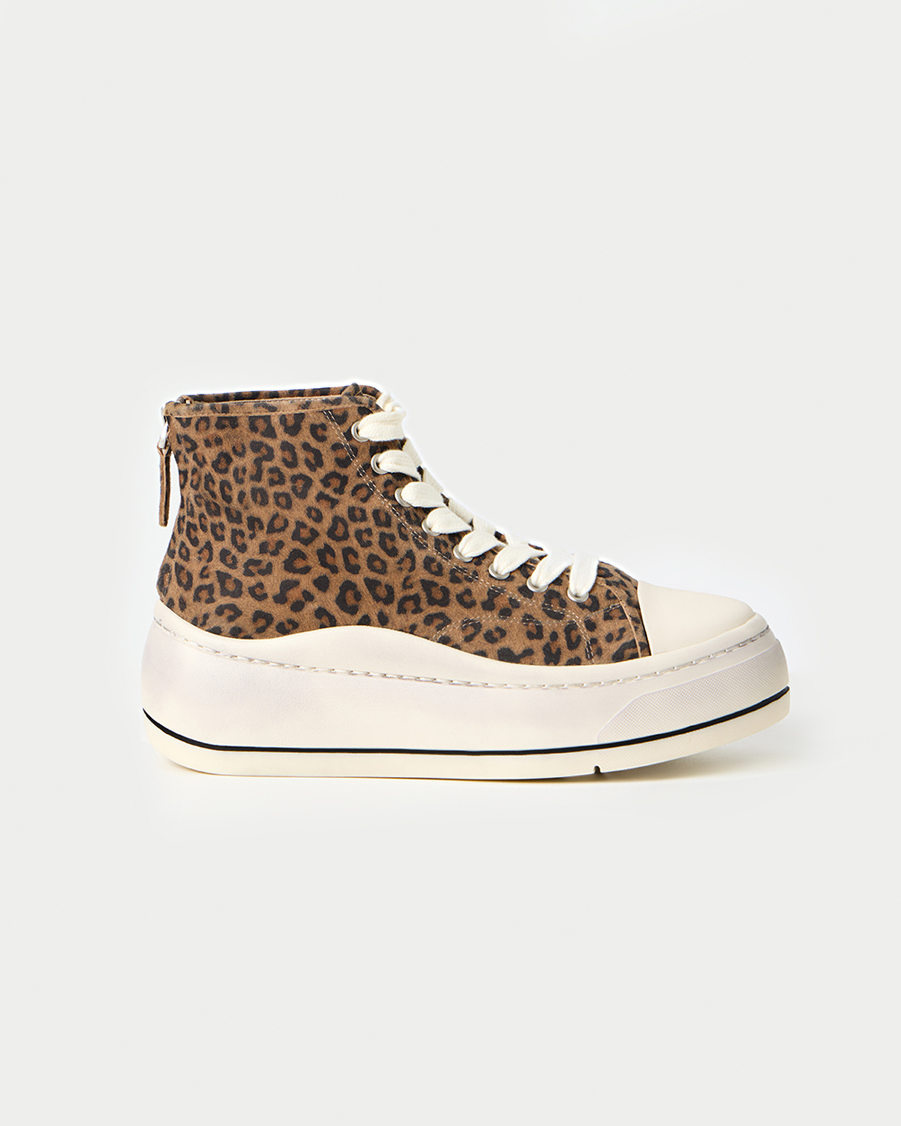 

Высокие кеды на платформе бежевого цвета, 35