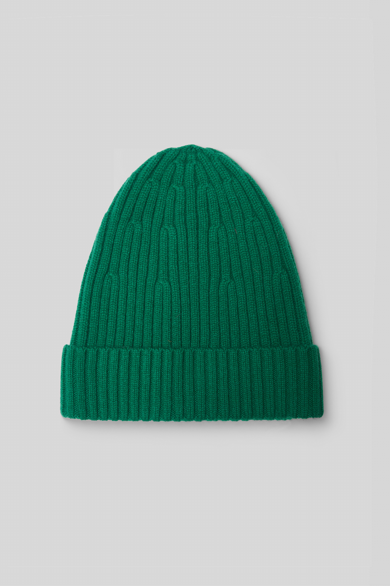 

Шапка из шерсти мериноса зеленого цвета, OS