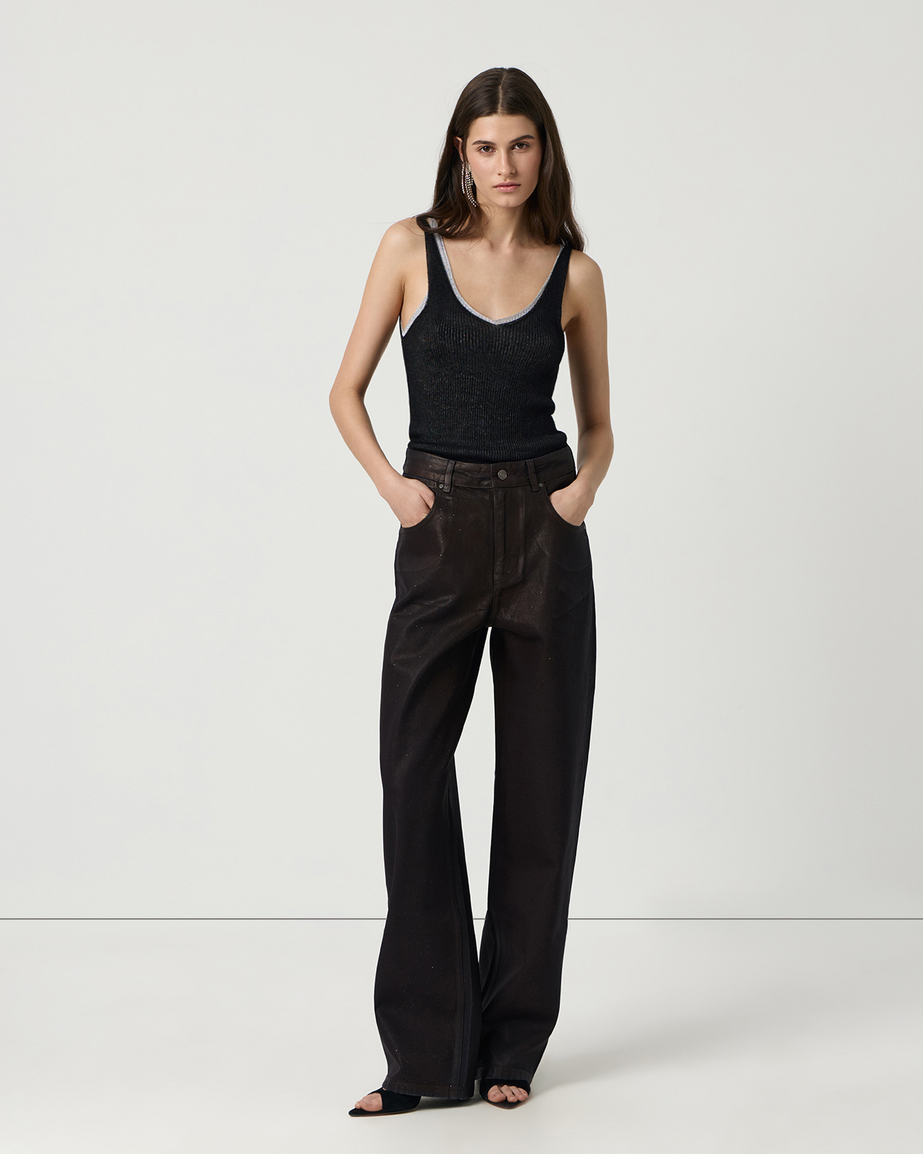 

Джинсы с мерцающим покрытием Relaxed Fit RL200, 30/32