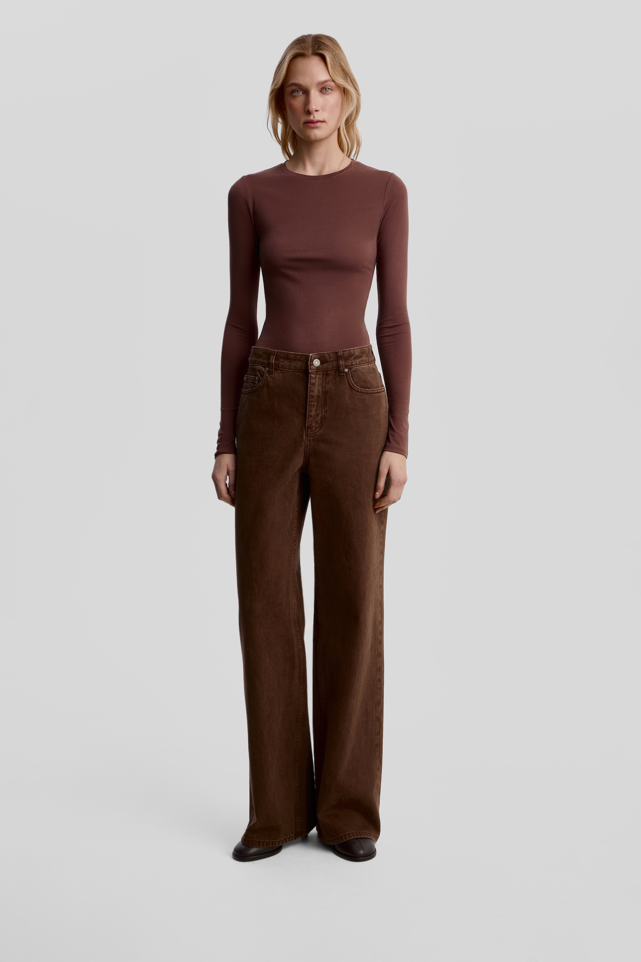 

Лонгслив облегающий из микромодала, M