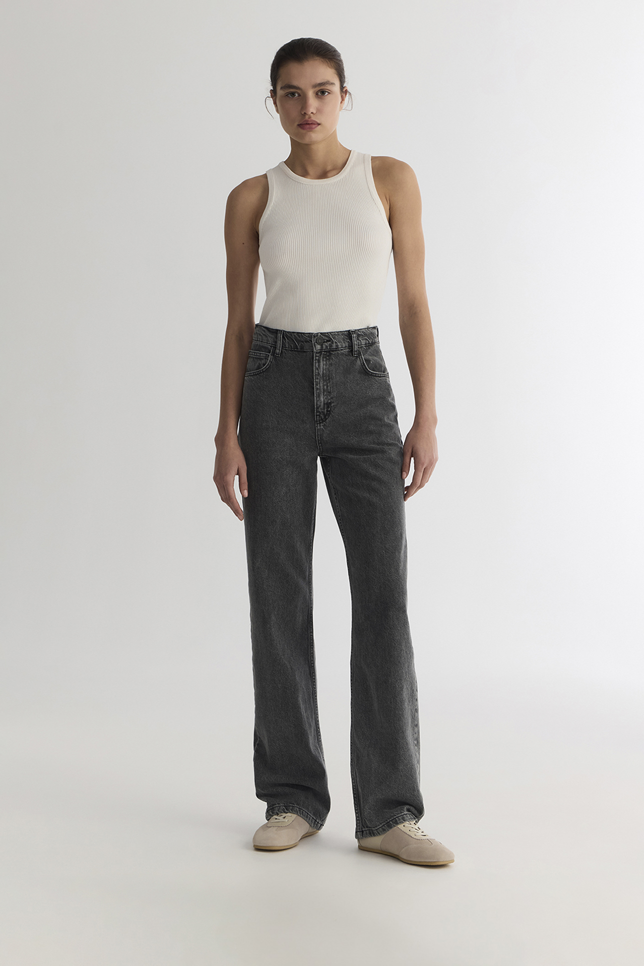 

Джинсы Straight Fit ST100 серого цвета, 25/32