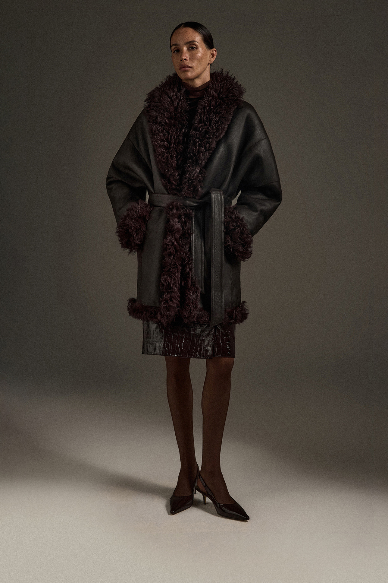 

Дубленка из натуральной кожи, M