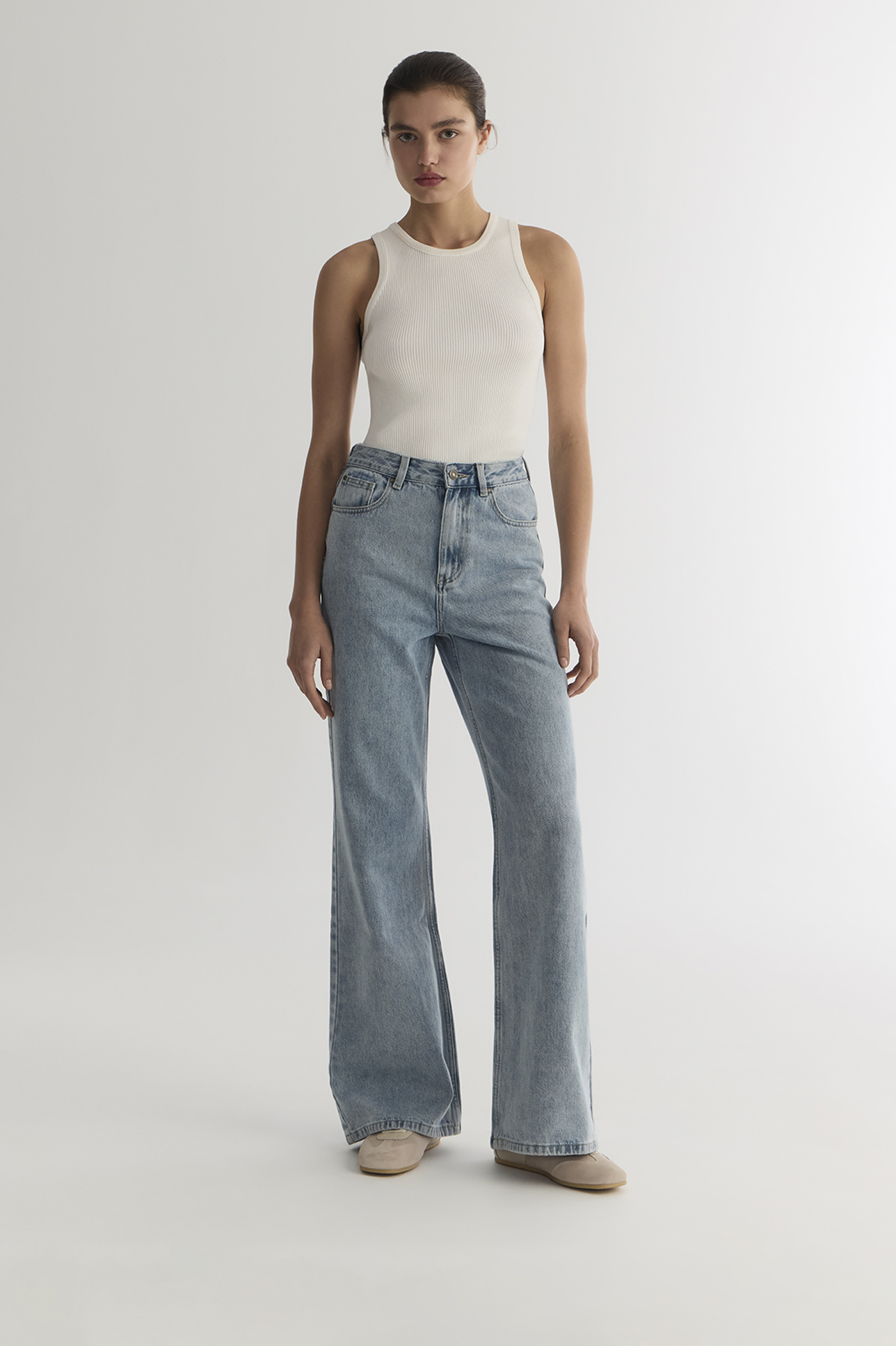 

Джинсы Wide Leg WL103 голубого цвета, 30/32