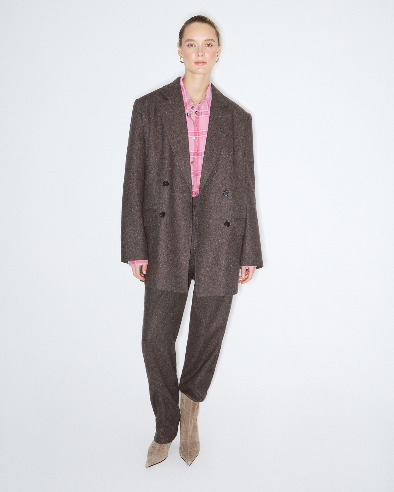 

Жакет коричневого цвета, XS