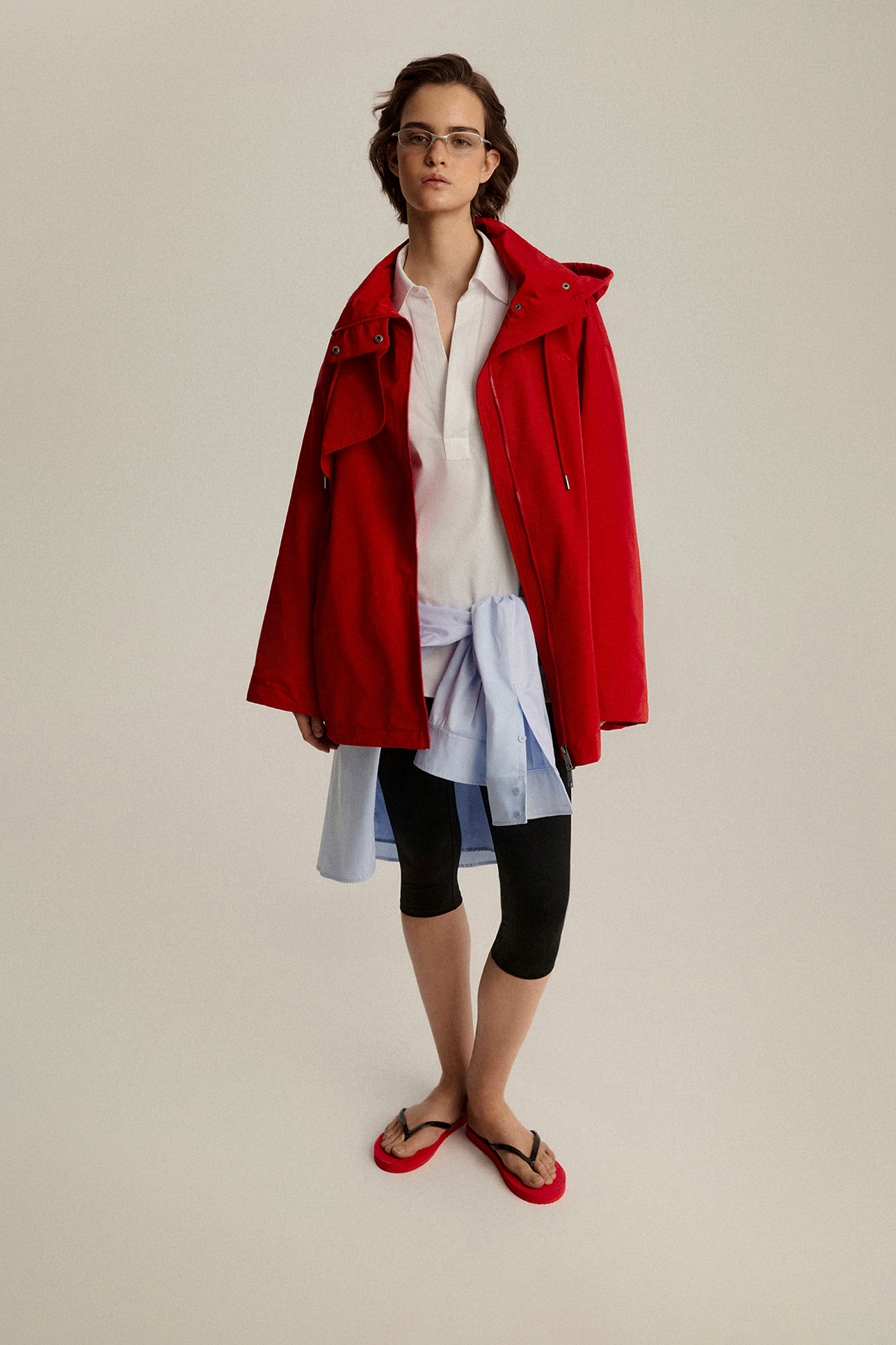 

Леггинсы укороченные, L