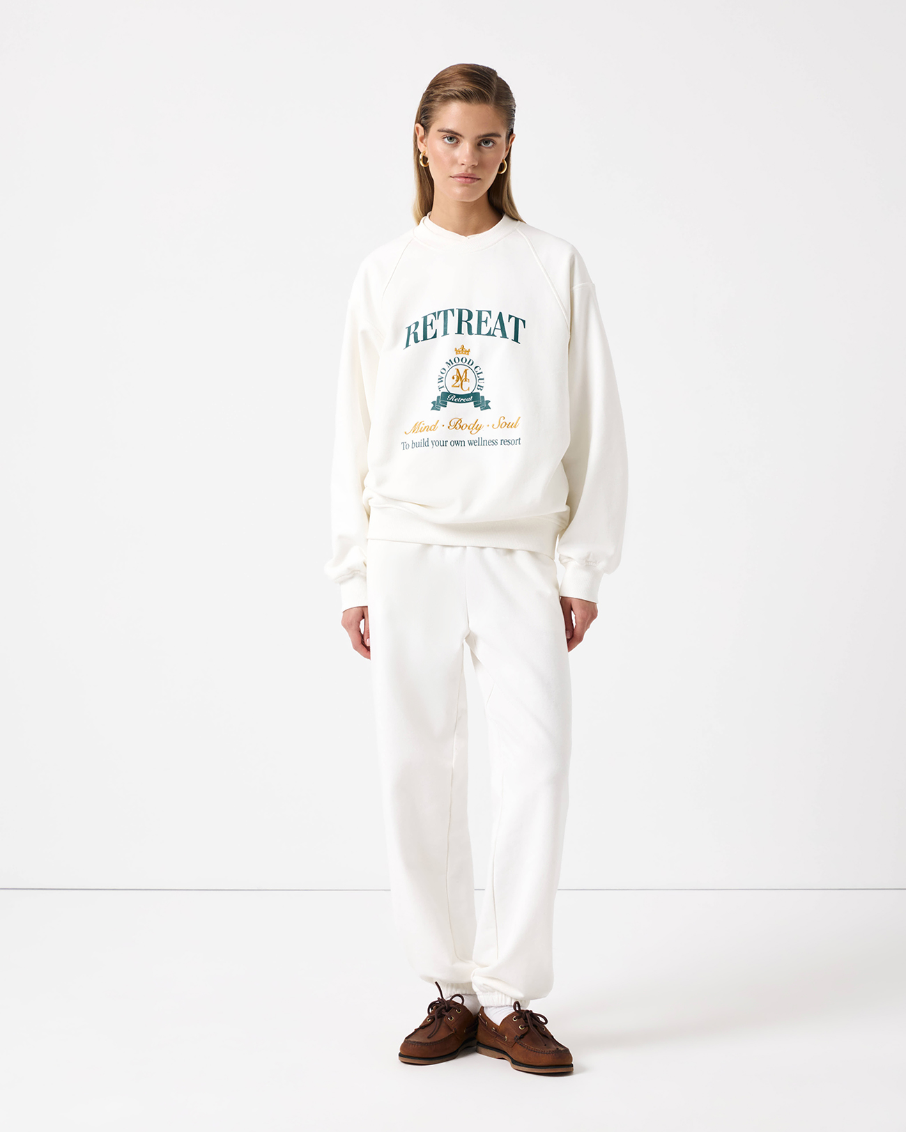 

Толстовка с резами молочного цвета, L