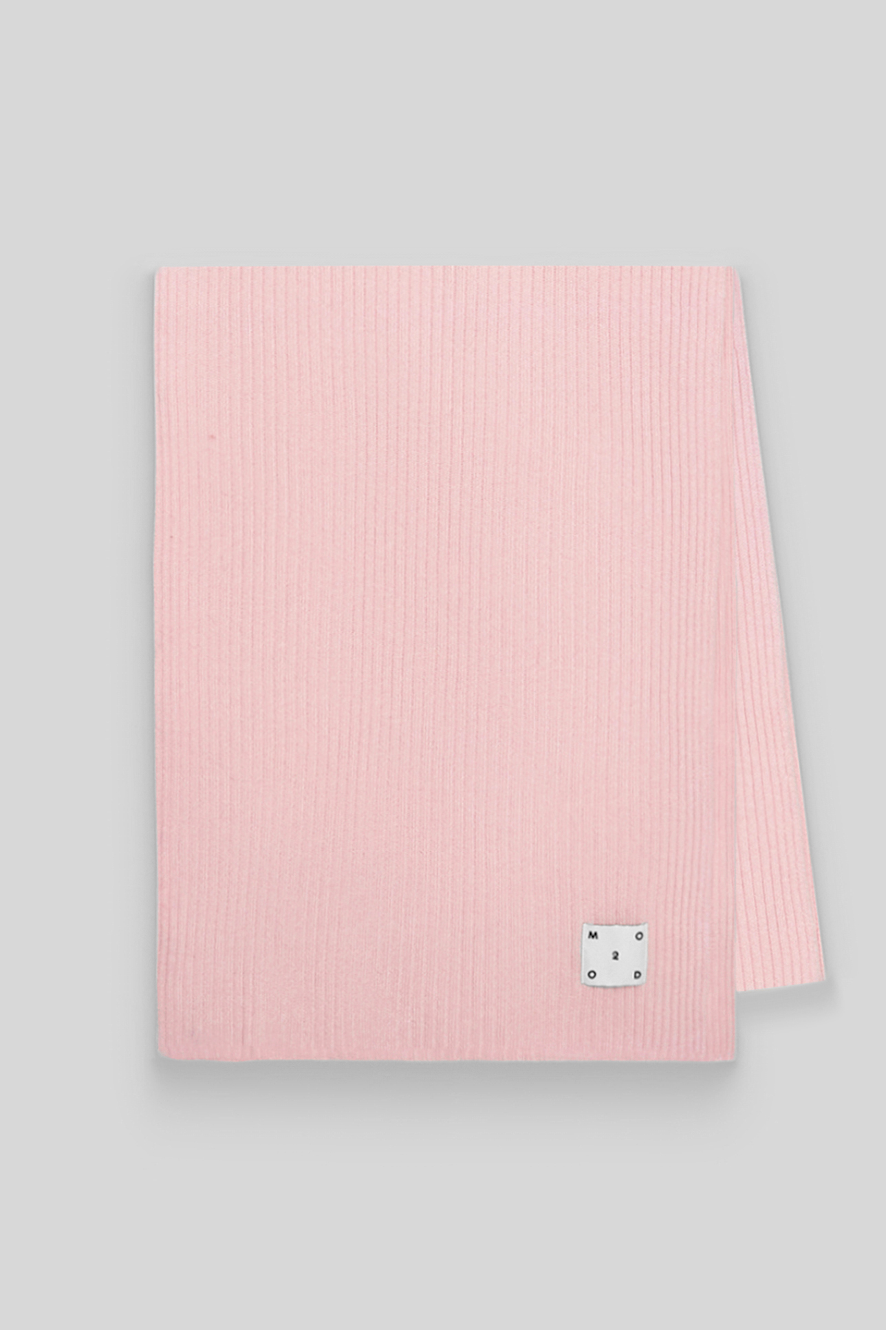 

Шарф из шерсти мериноса розового цвета, OS