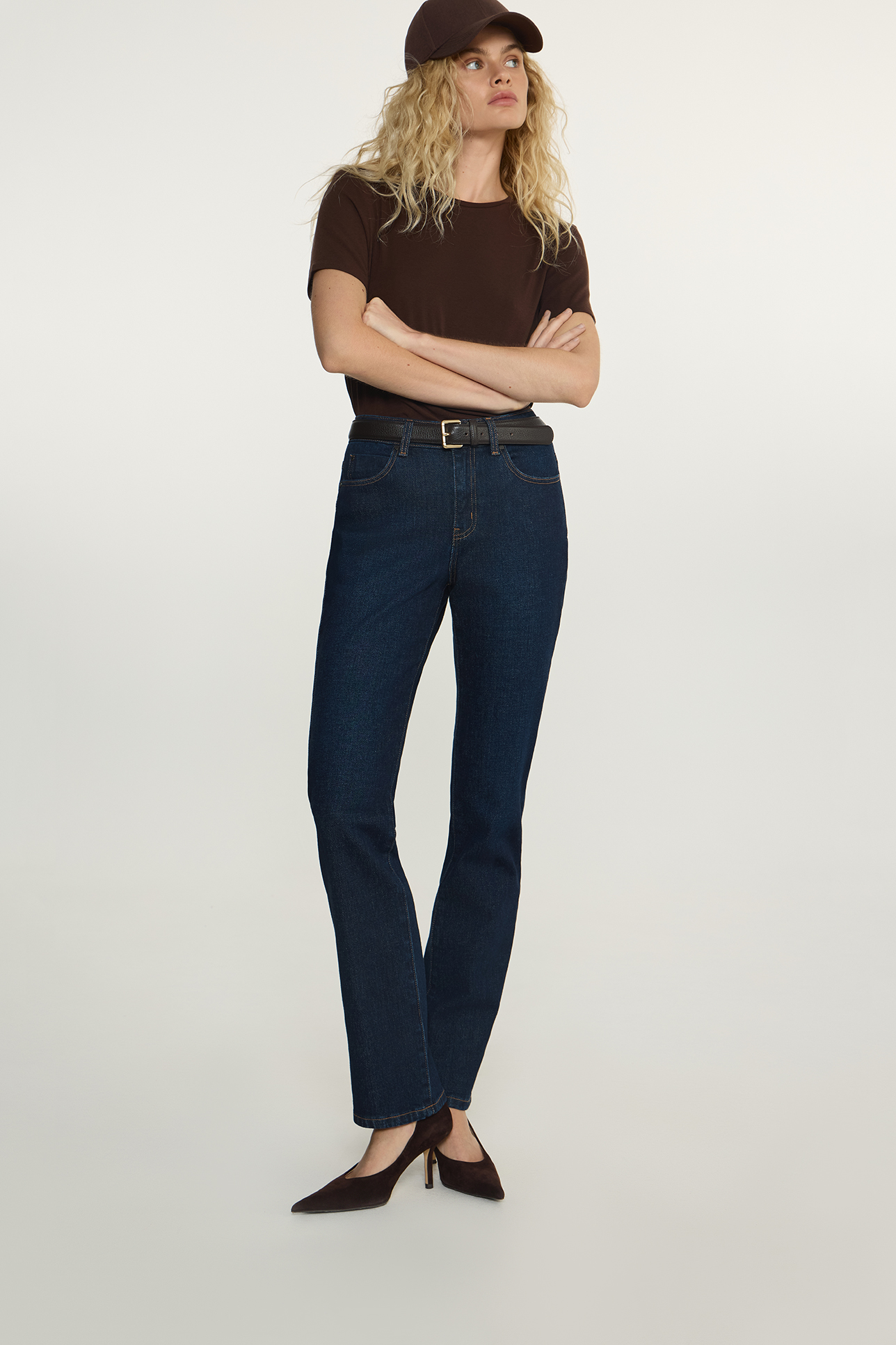 

Джинсы Straight Fit Narrow ST106 темно-синего цвета, 30/32